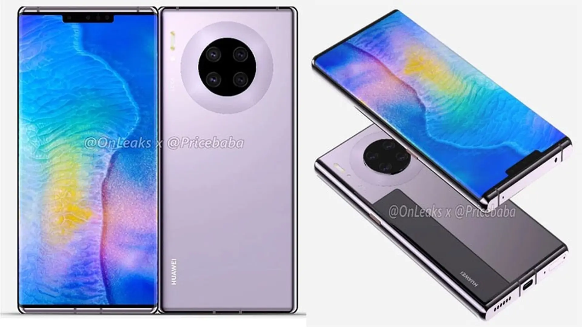 Huawei Mate 30 Pro tiếp tục rò rỉ thiết kế và cấu hình