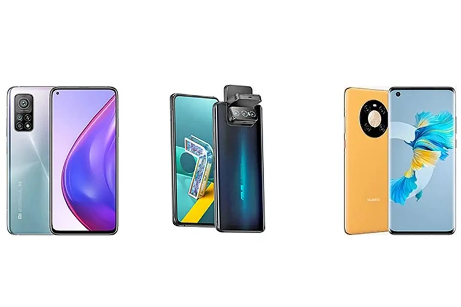 So sánh cấu hình Xiaomi Mi 10T Pro với ASUS ZenFone 7 và Huawei Mate 40