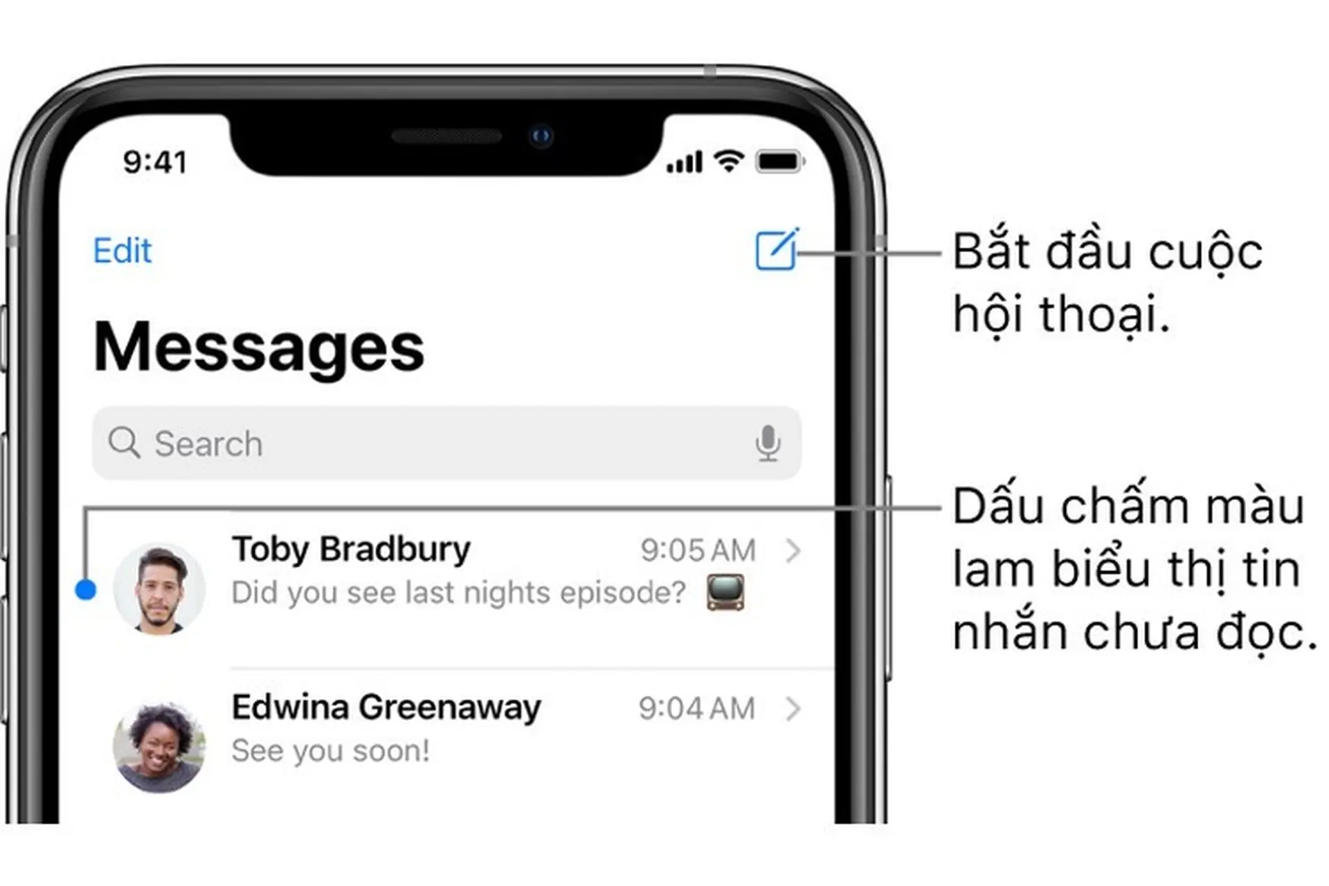 Gửi và nhận tin nhắn văn bản trên iOS 14