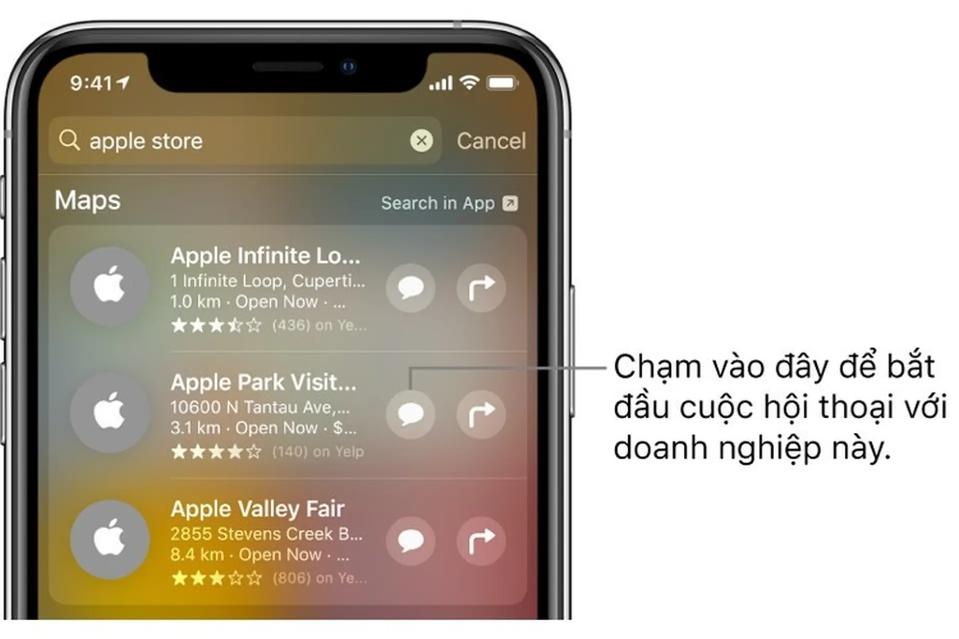 Gửi tin nhắn cho một nhóm hoặc doanh nghiệp trên iOS 14