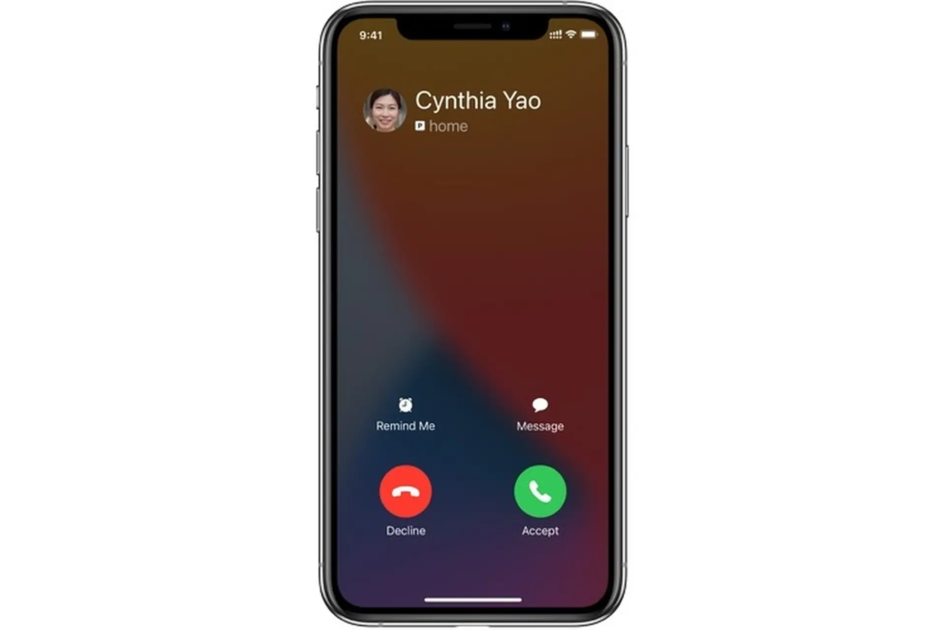 Trả lời hoặc từ chối cuộc gọi đến iOS 14