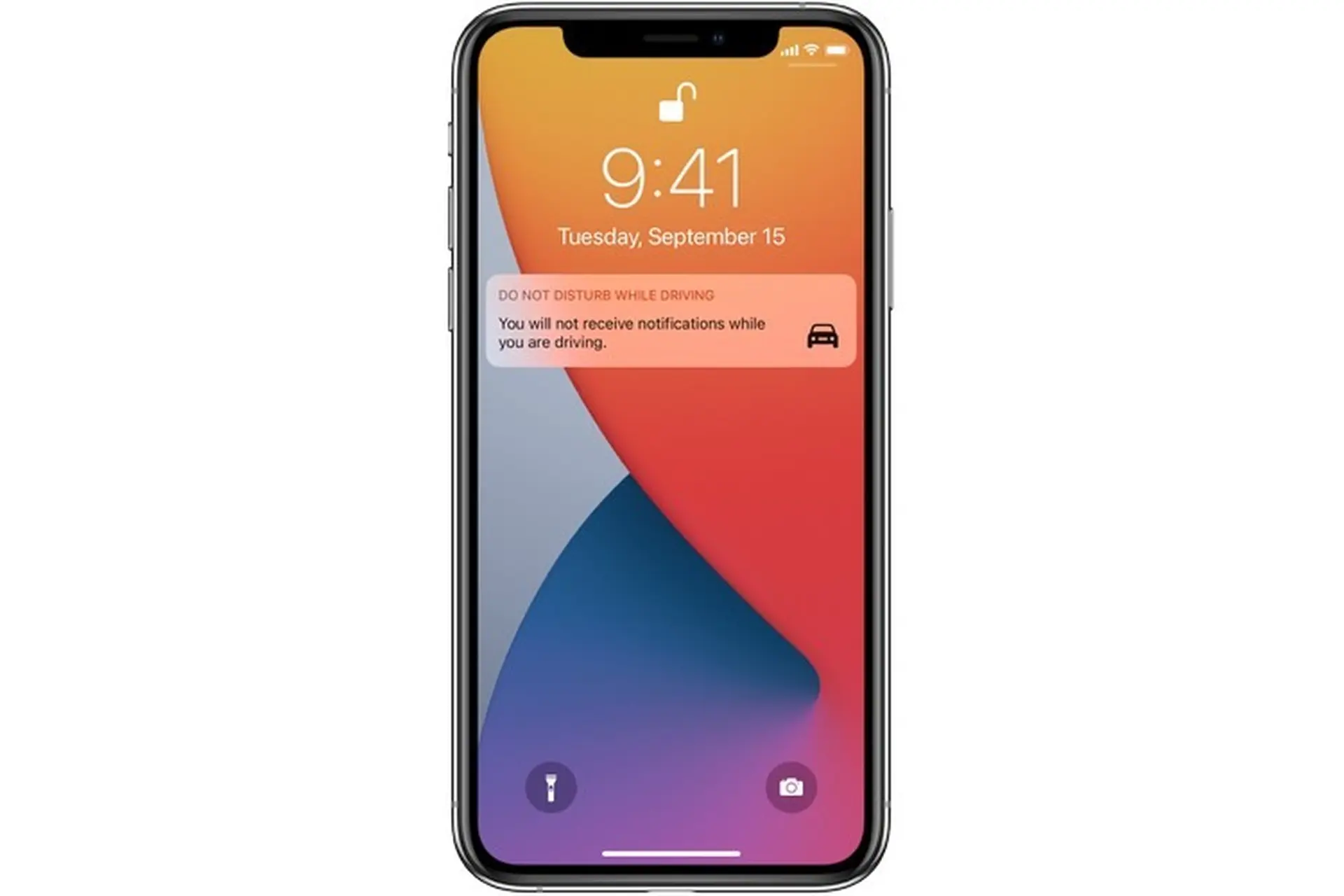 Bật Không làm phiền khi đang lái xe trên iOS 14