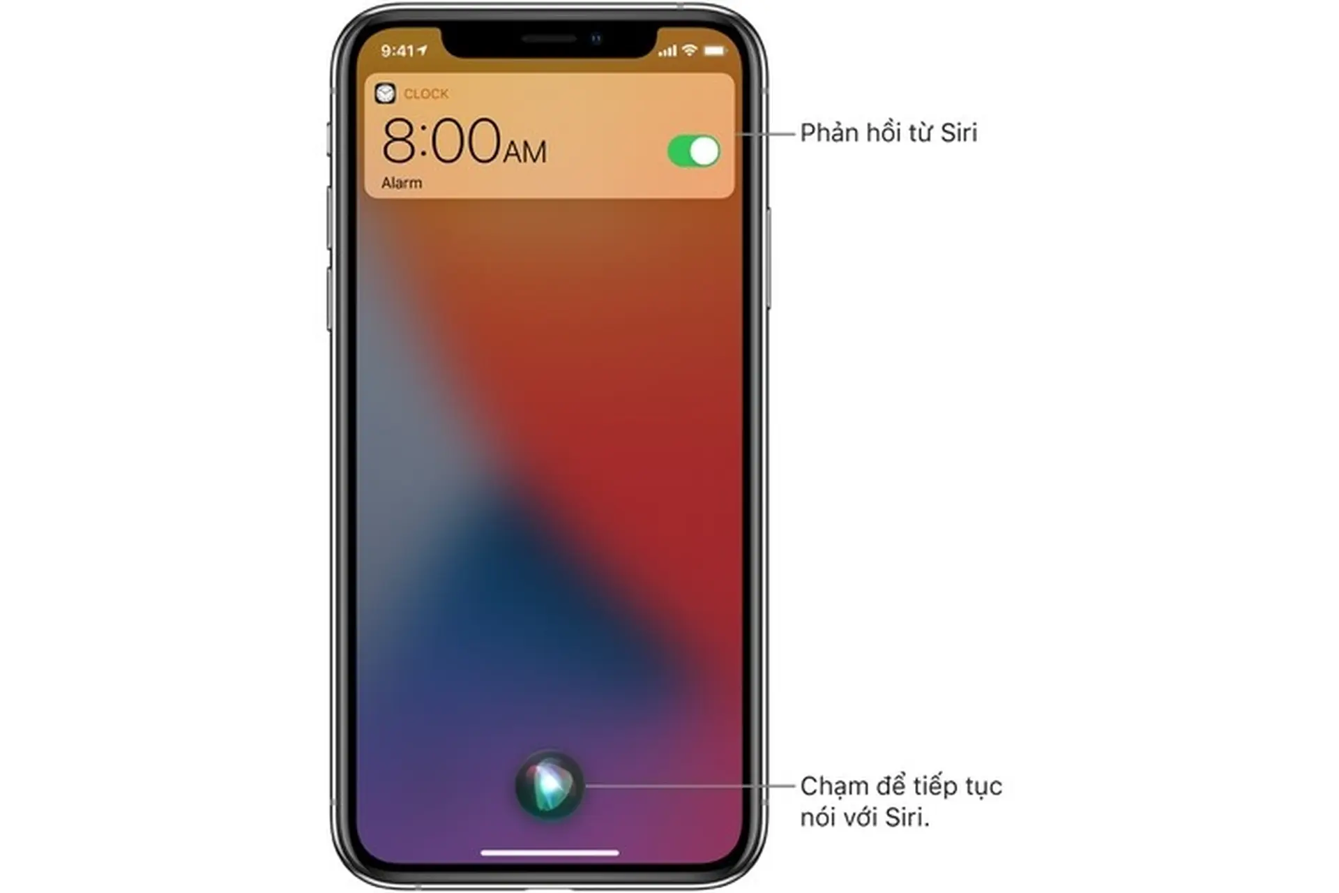 Hỏi Siri trên iOS 14