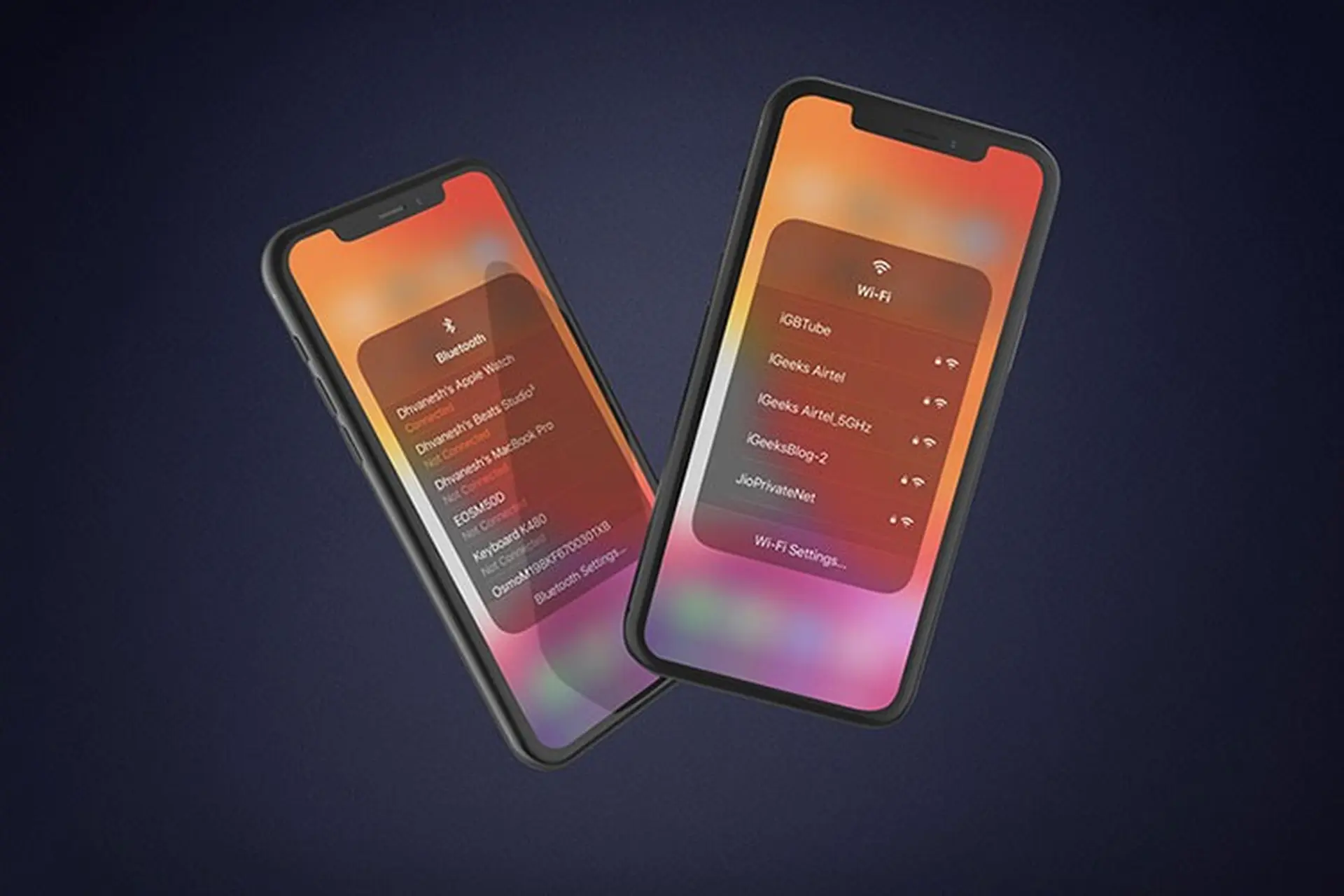 iOS 14: Mẹo kết nối mạng WiFi khác trong Control Center trên iPhone