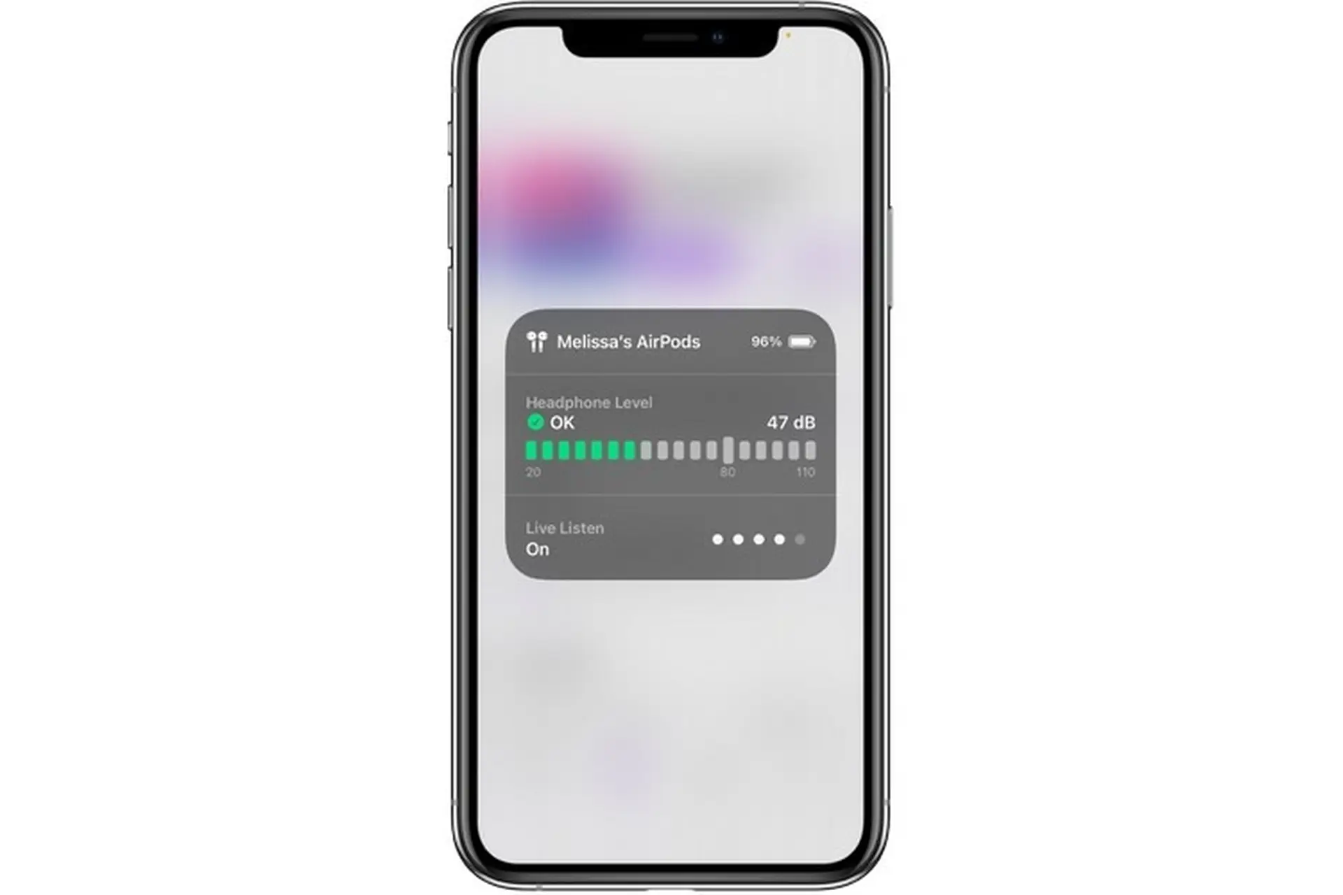 Kiểm tra mức âm thanh môi trường trên iOS 14