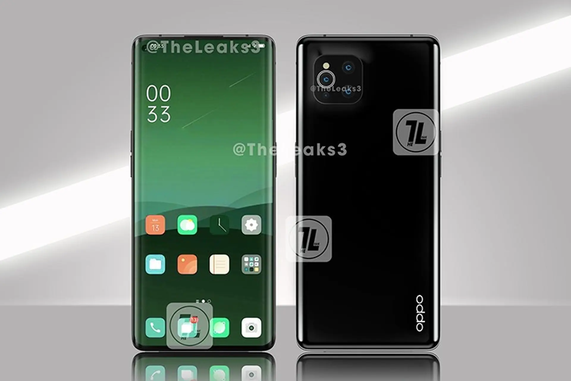 OPPO Find X3 Pro lộ ảnh render với màn hình cong tràn cạnh đẹp mắt, 4 camera sau