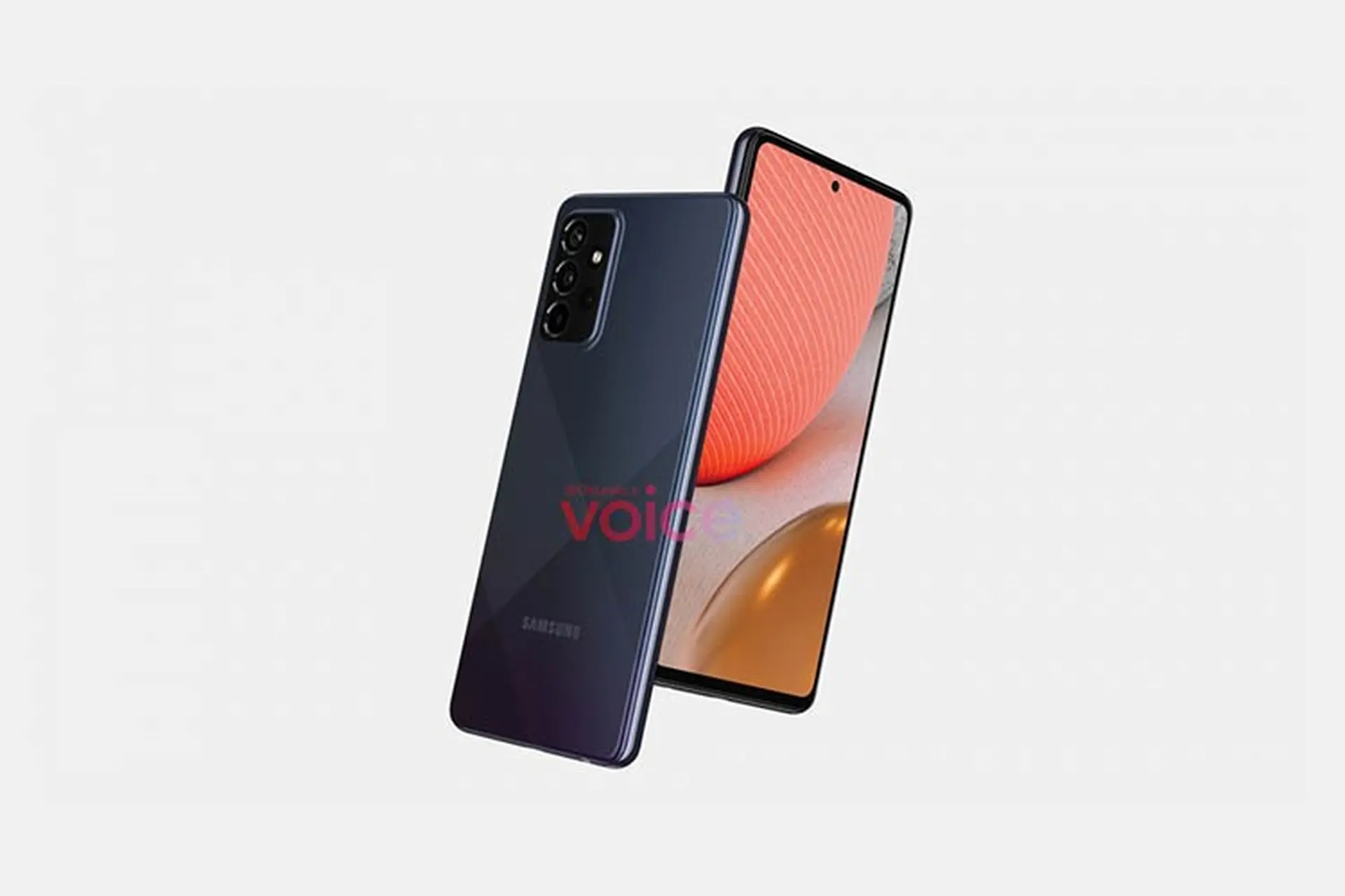 Thiết kế Samsung Galaxy A72 5G lộ diện rõ nét trong ảnh render mới