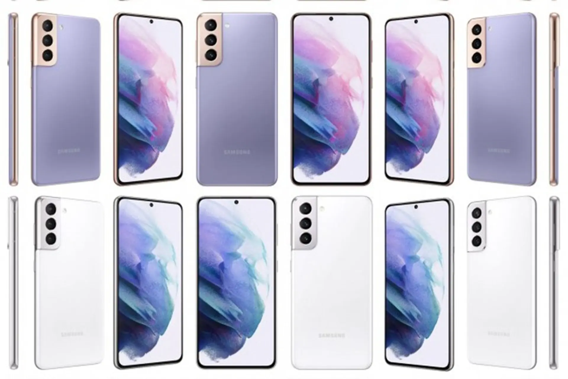 Samsung Galaxy S21 tiếp tục lộ diện rõ nét trong loạt ảnh render mới