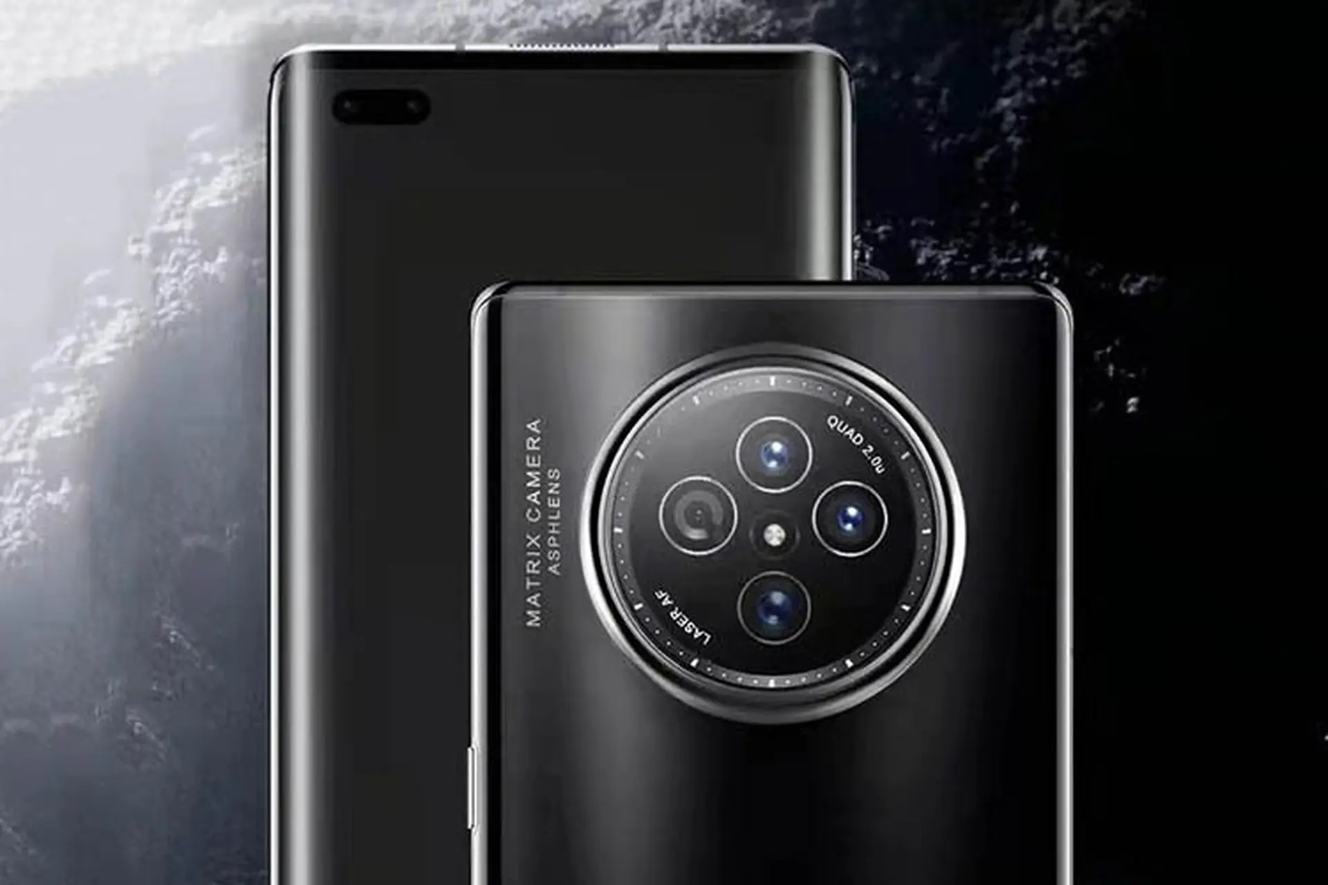 Honor V40 lộ ảnh render với cụm camera hình tròn độc, lạ