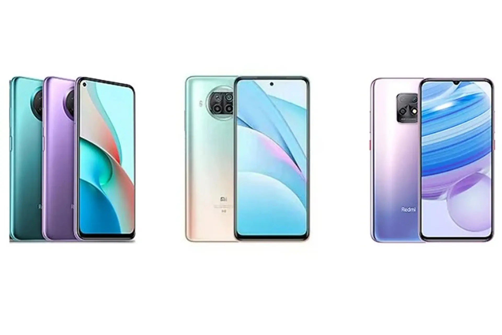 So sánh Xiaomi Redmi Note 9 5G với Xiaomi Mi 10T Lite và Redmi 10X 5G