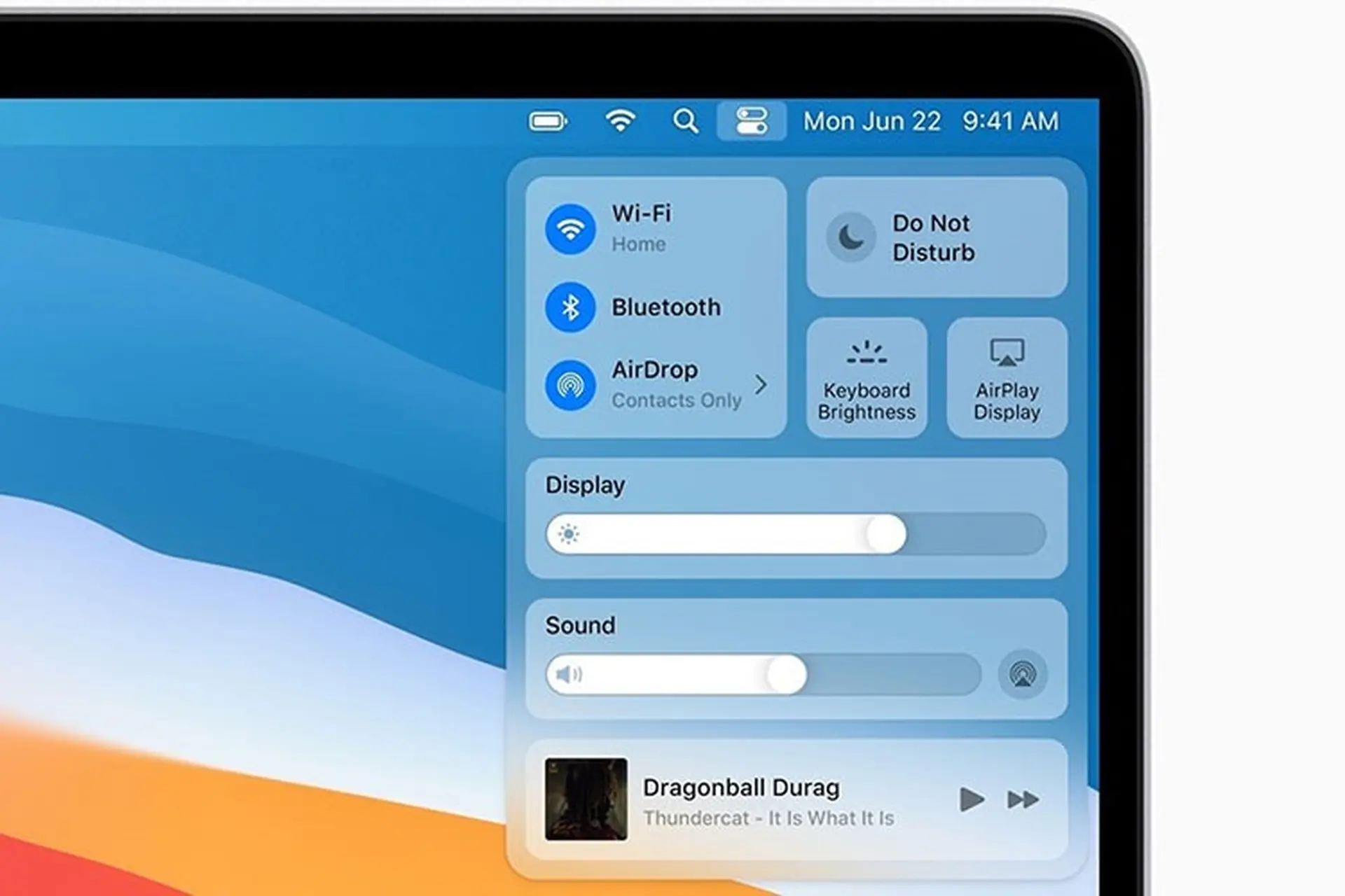 Tùy chỉnh thanh menu với Control Center trên macOS Big Sur