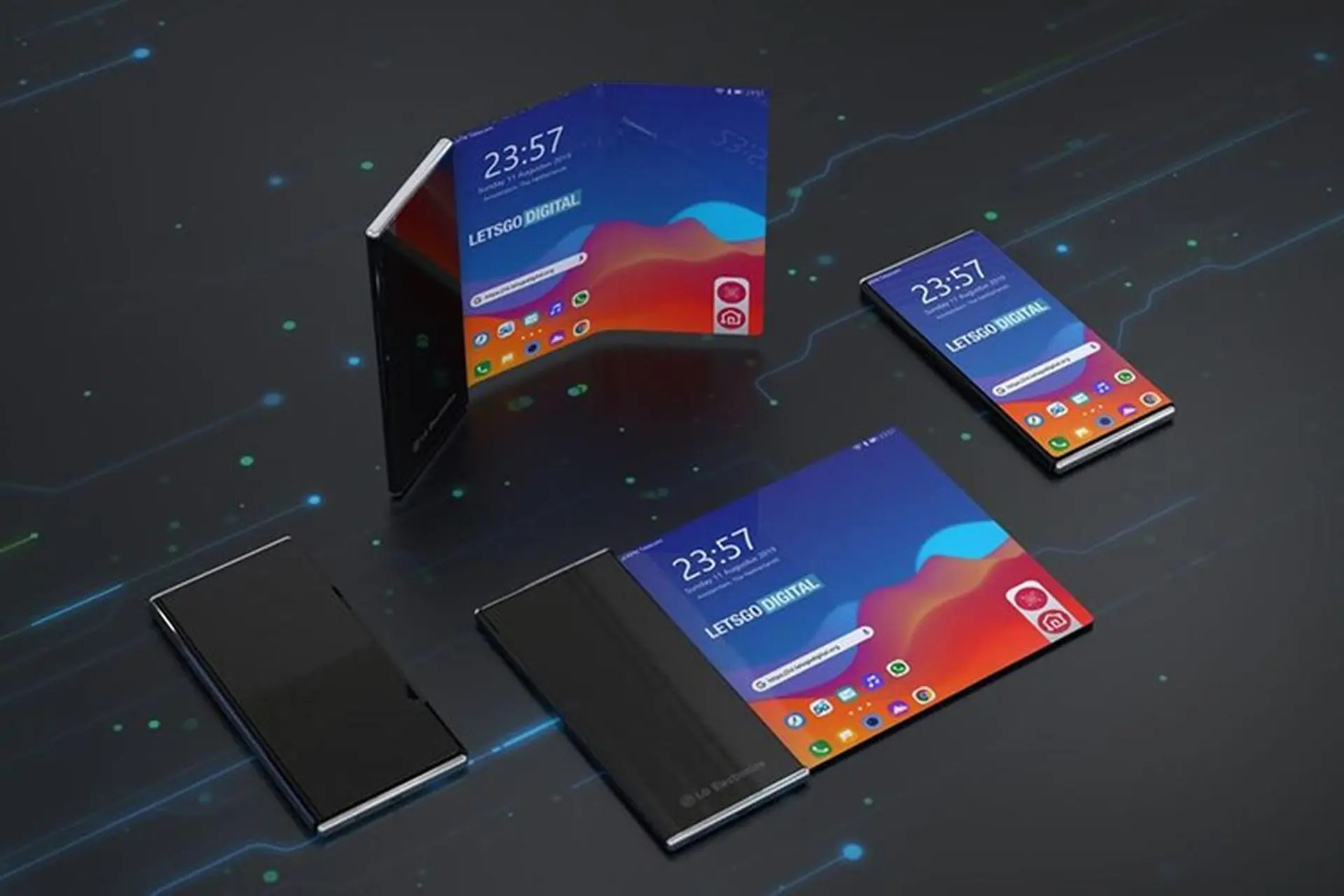 Lộ bằng chứng smartphone màn hình cuộn LG Rollable sắp ra mắt