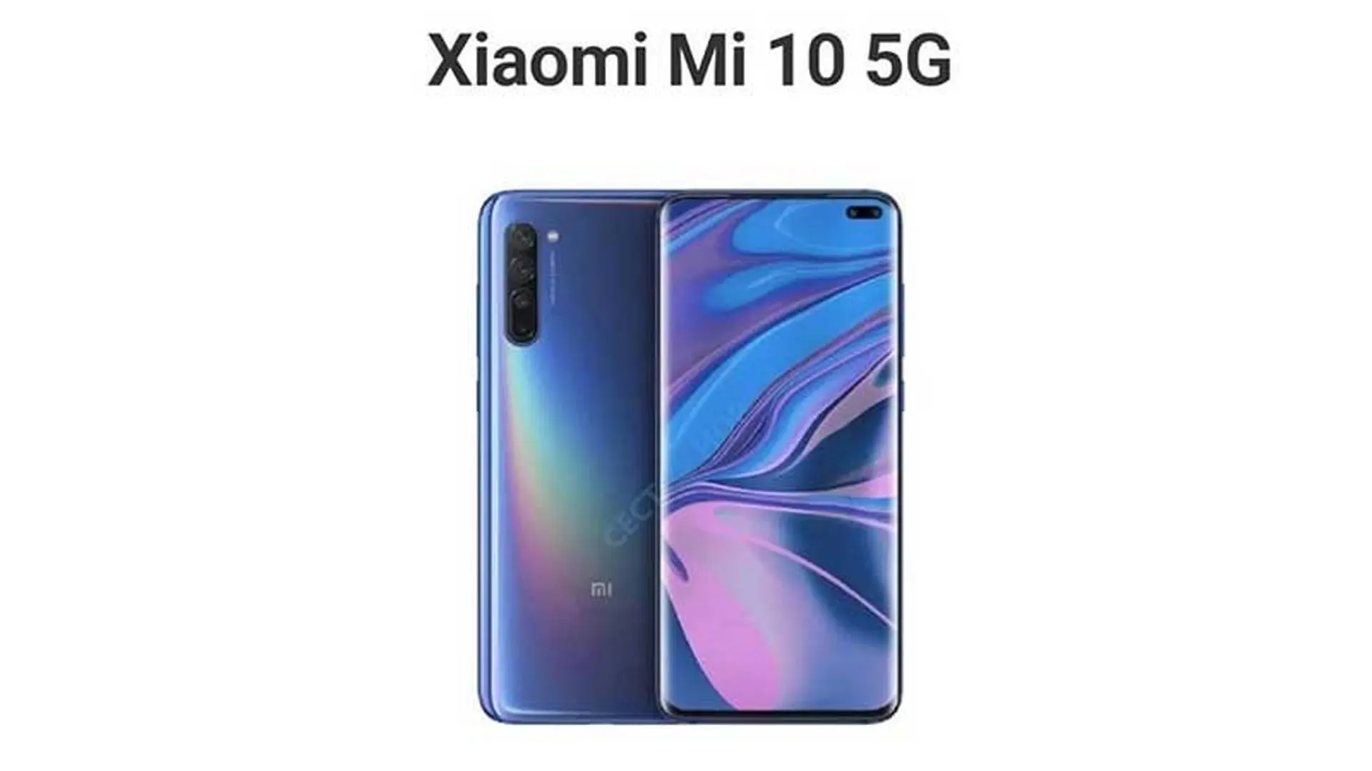 Rò rỉ thông số kỹ thuật đầy đủ và giá bán của Xiaomi Mi 10
