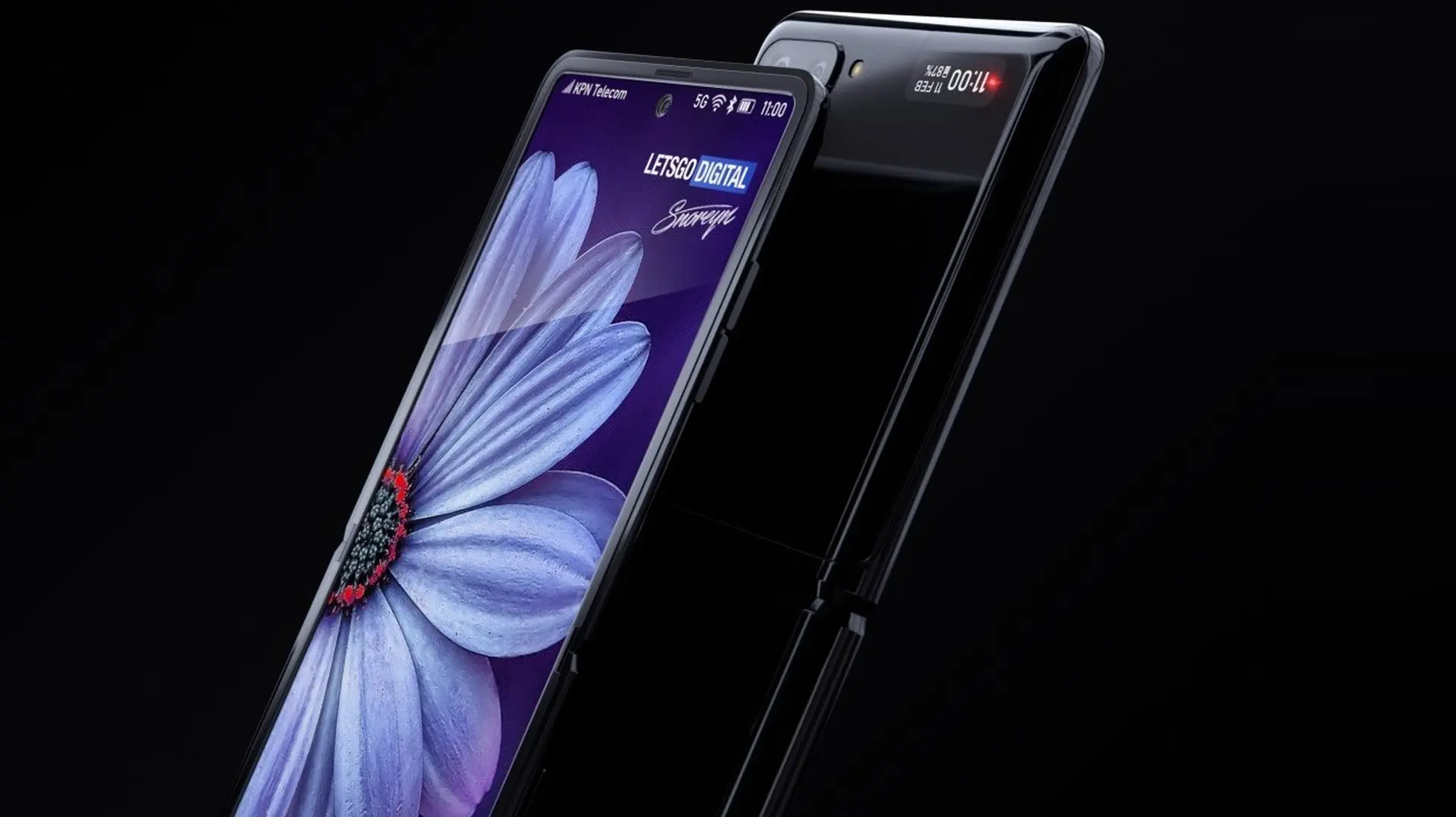 Video thiết kế hoàn thiện của Samsung Galaxy Z Flip: 2 màn hình, 2 camera, 2 thỏi pin