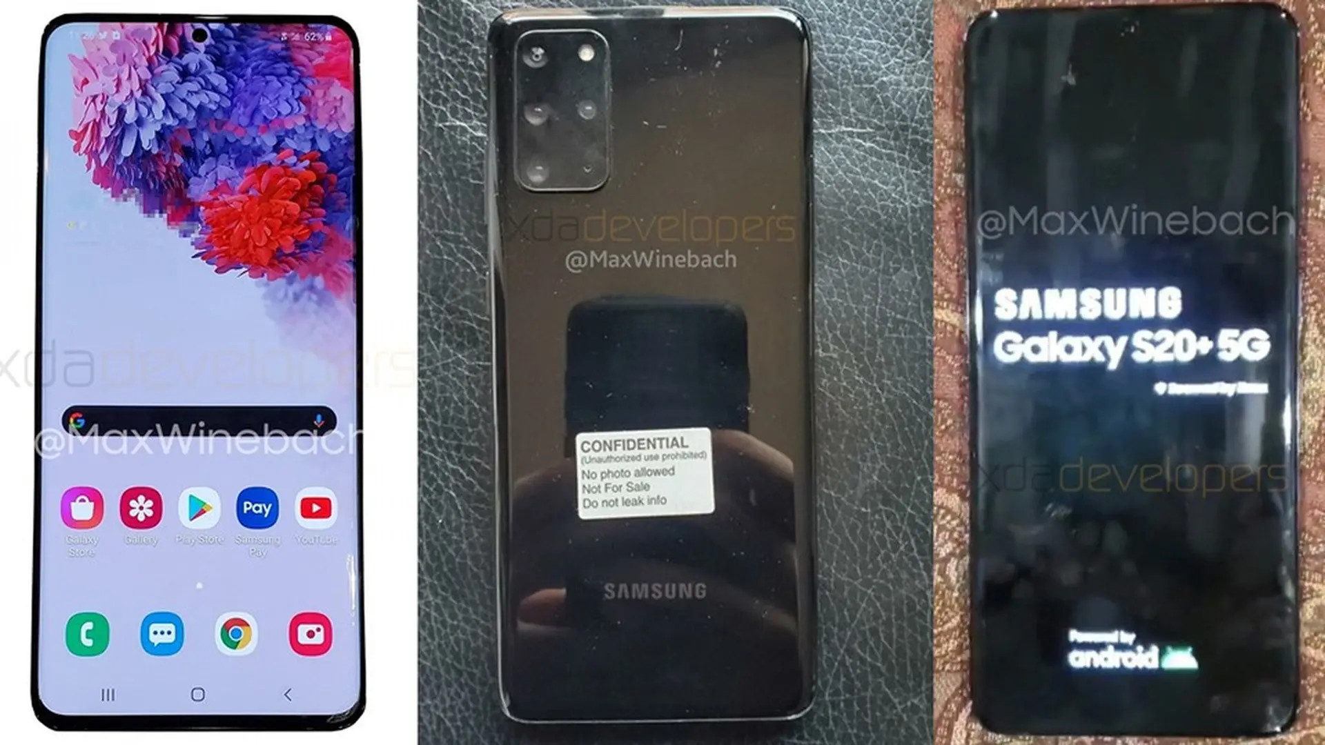 Xuất hiện video trên tay smartphone Samsung Galaxy S20+