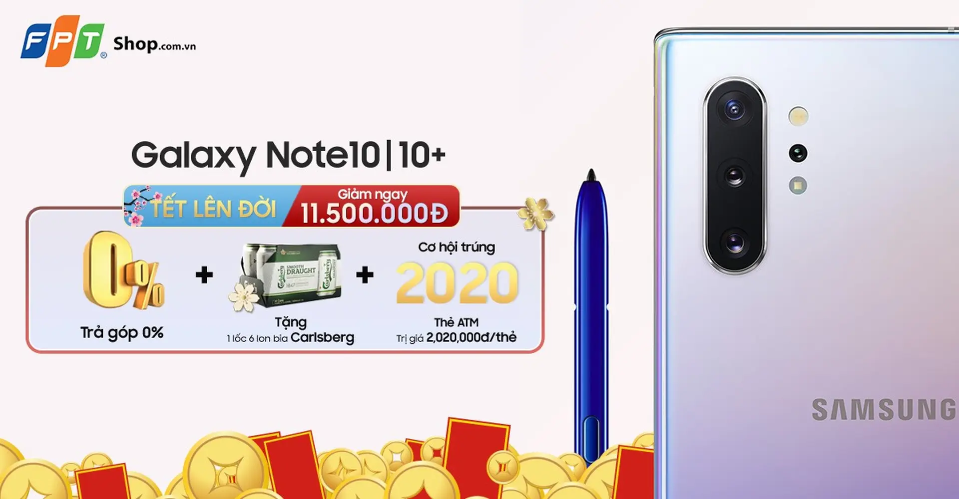 Cực sốc: Thu cũ đổi mới, rước ngay Note10 | Note10+ với chỉ 4,7 triệu đồng tại FPT Shop