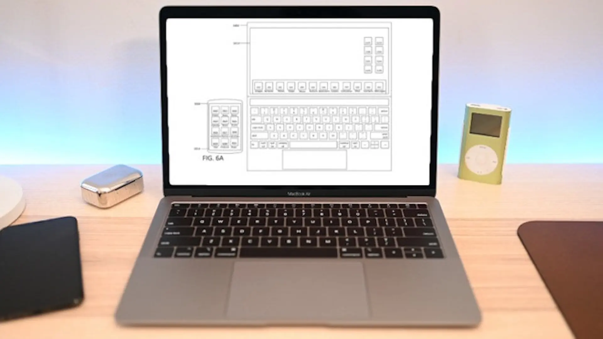 Apple vừa nộp bằng sáng chế cho một chiếc MacBook với màn hình cảm ứng
