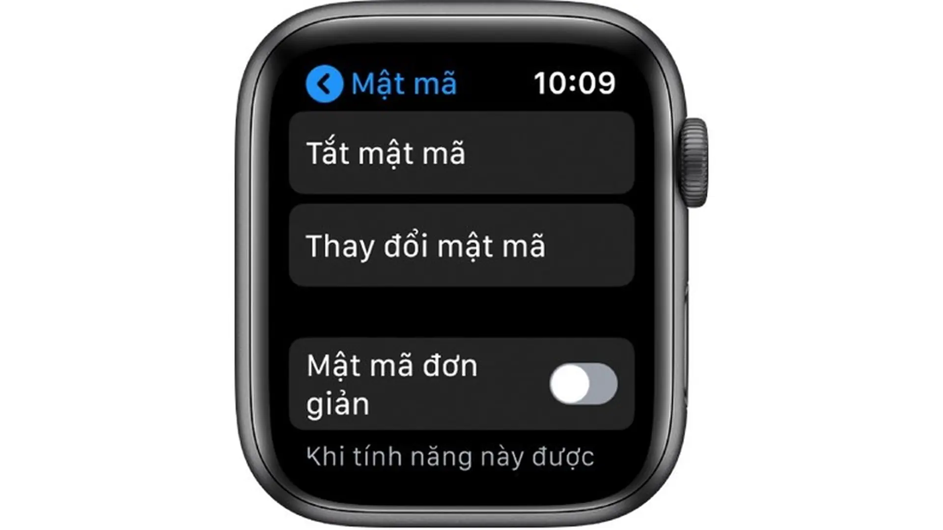 Mở khóa watchOS 6