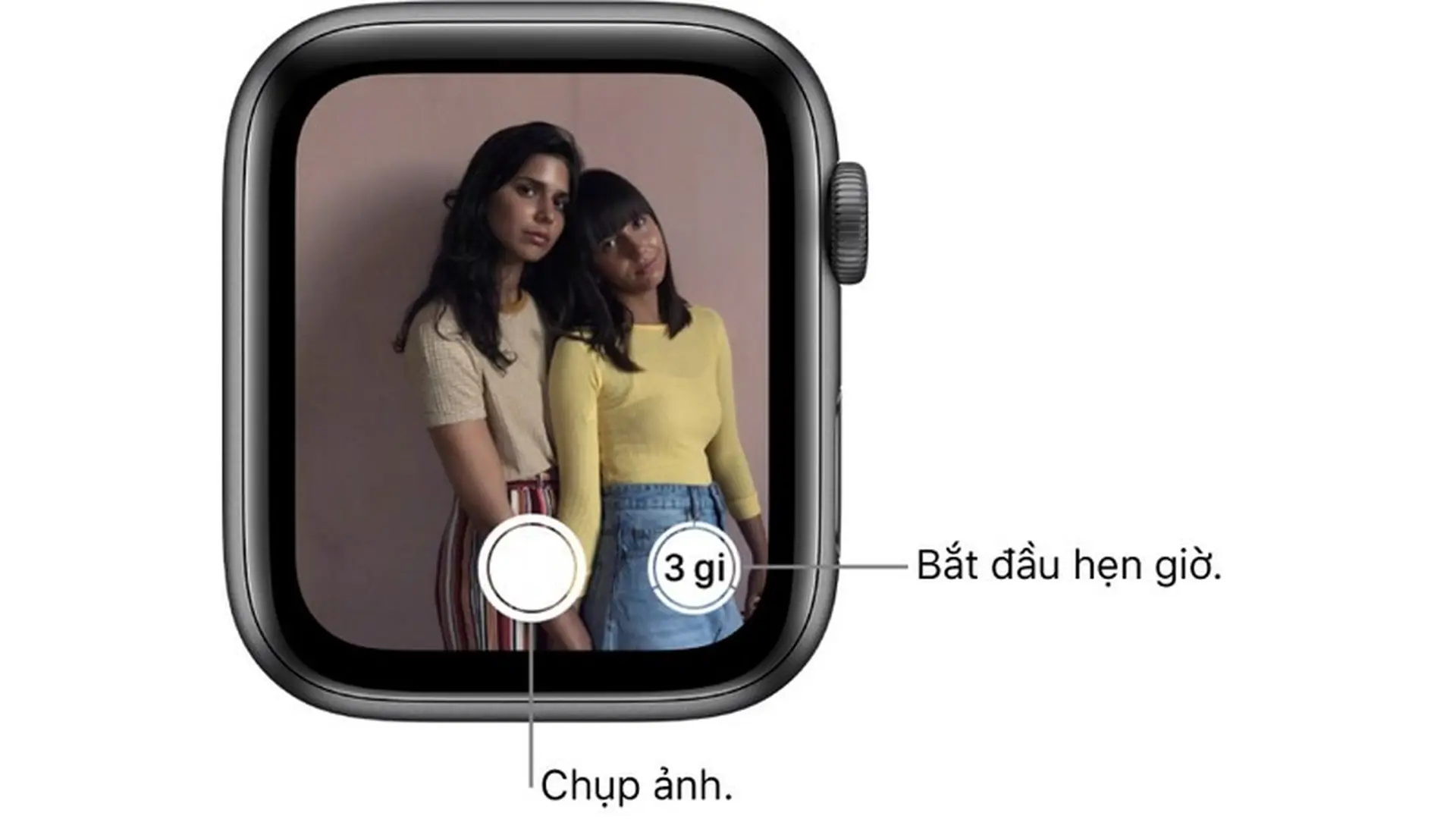 Sử dụng Camera và hẹn giờ trên watchOS 6