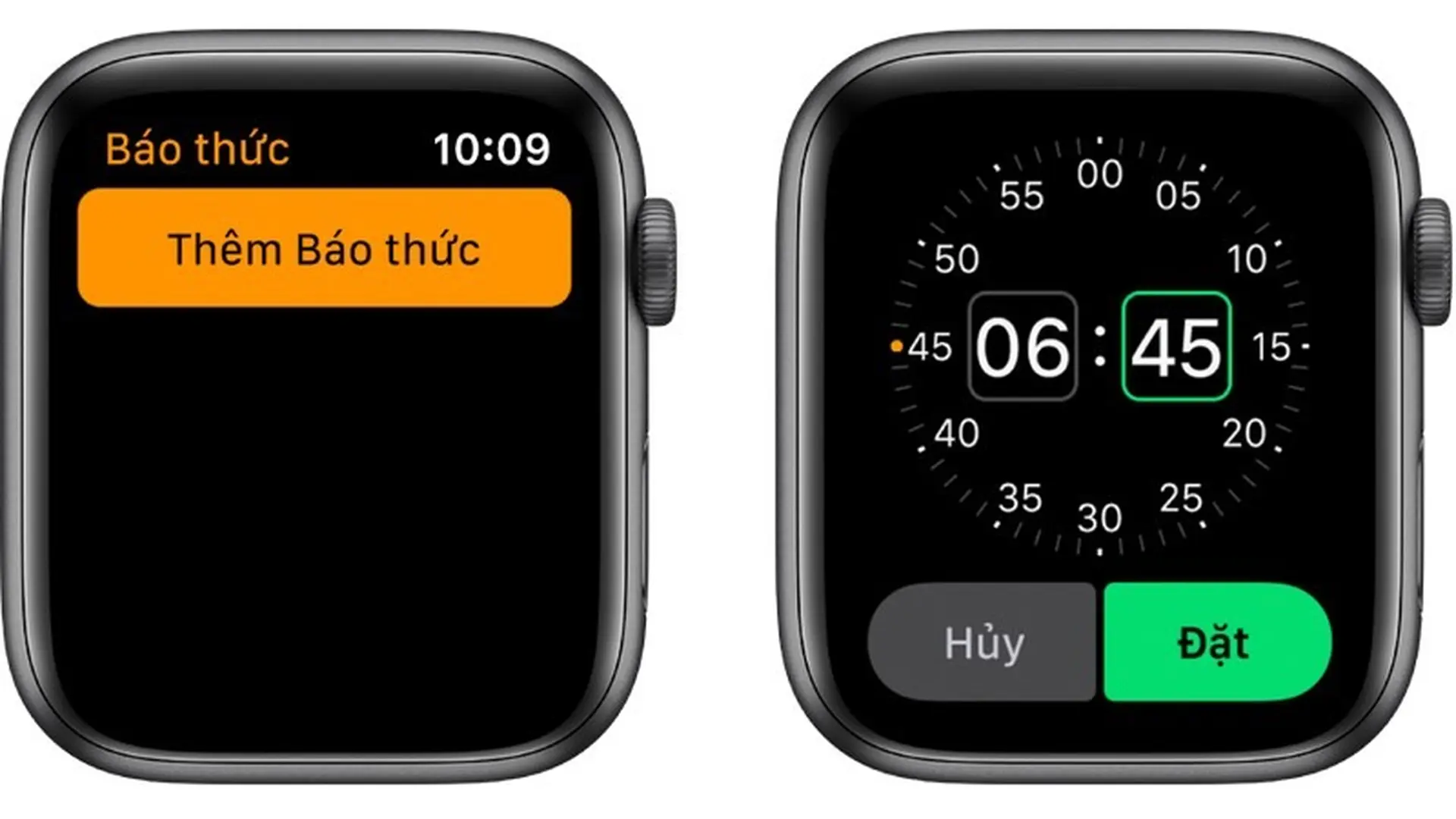 Thêm báo thức trên watchOS 6