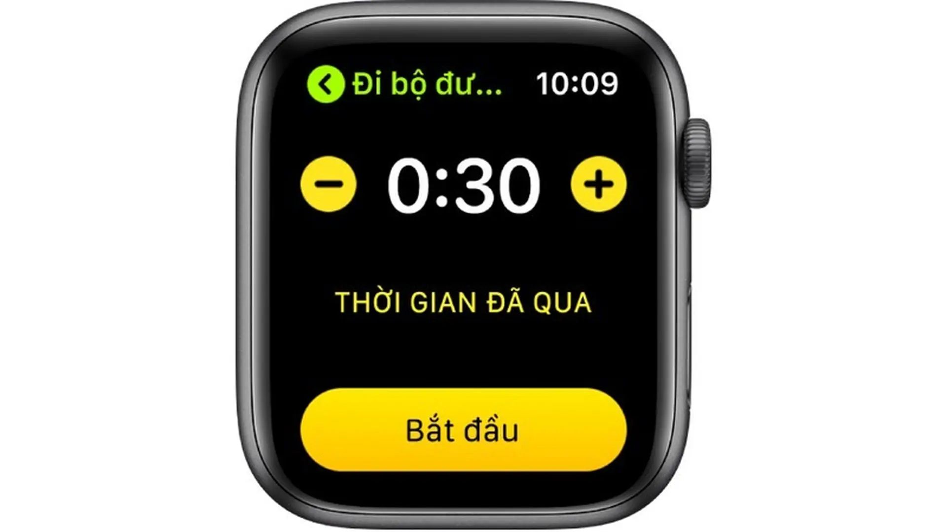 Bắt đầu một bài tập trên watchOS 6
