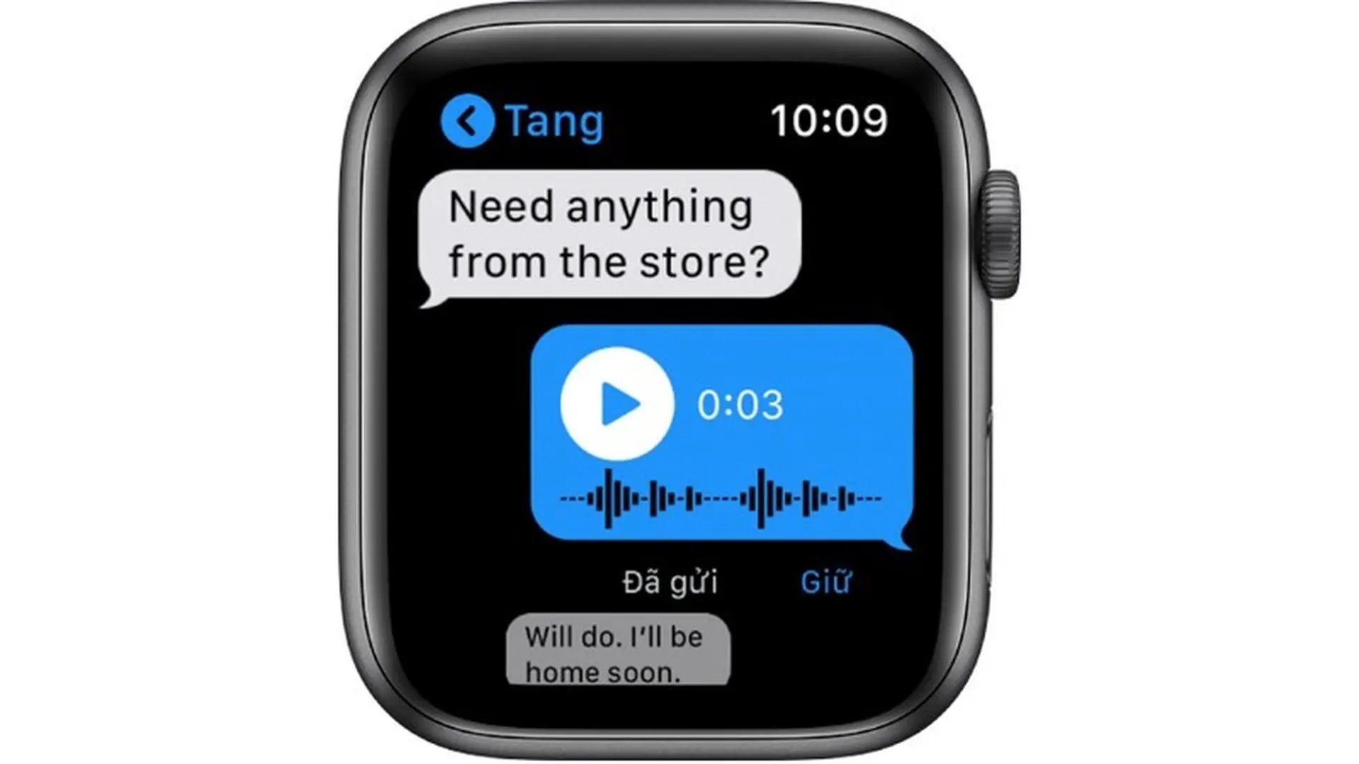 Phím tắt trợ năng trên watchOS 6