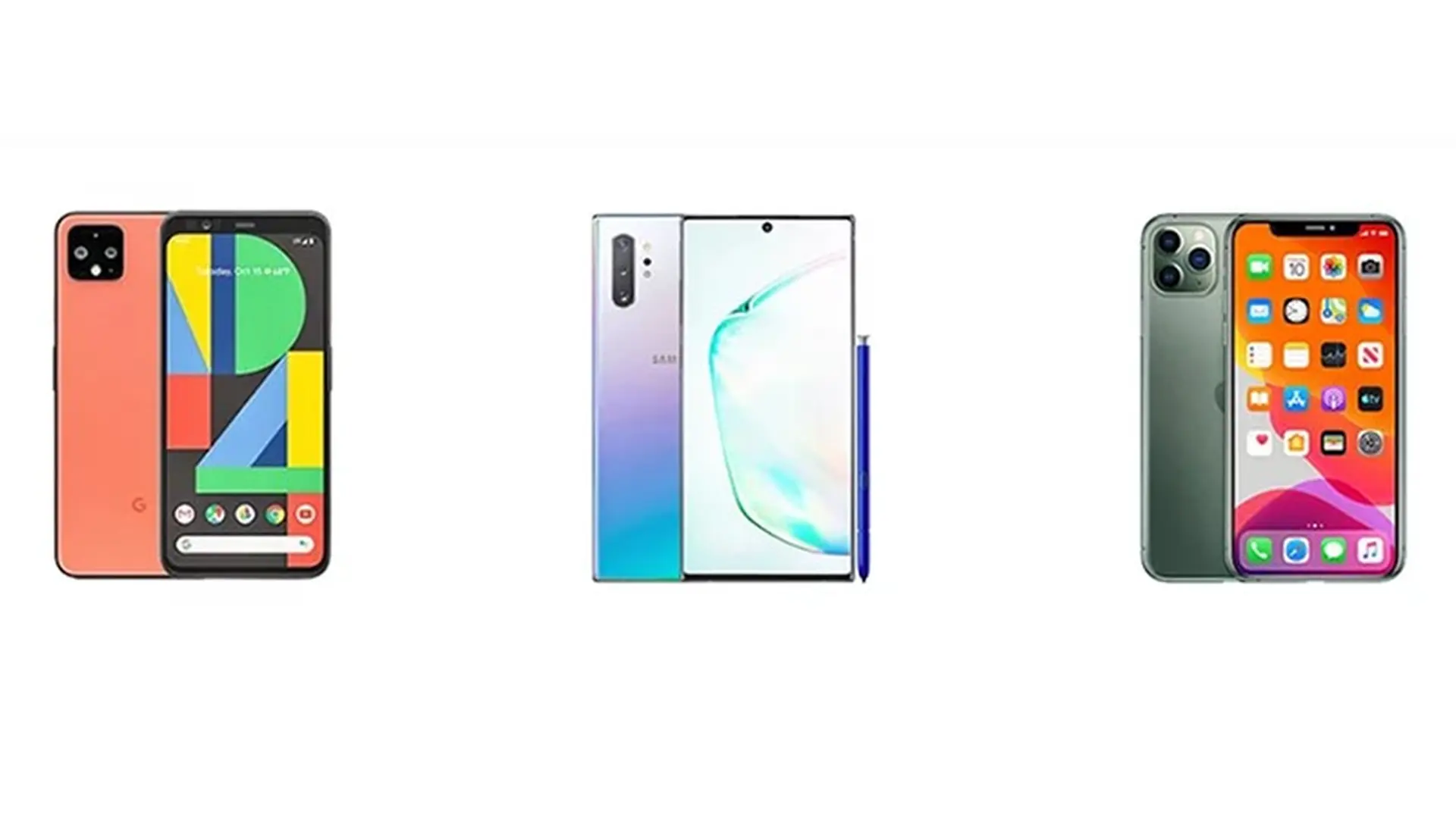 So sánh iPhone 11 Pro Max với Pixel 4 XL và Galaxy Note 10+