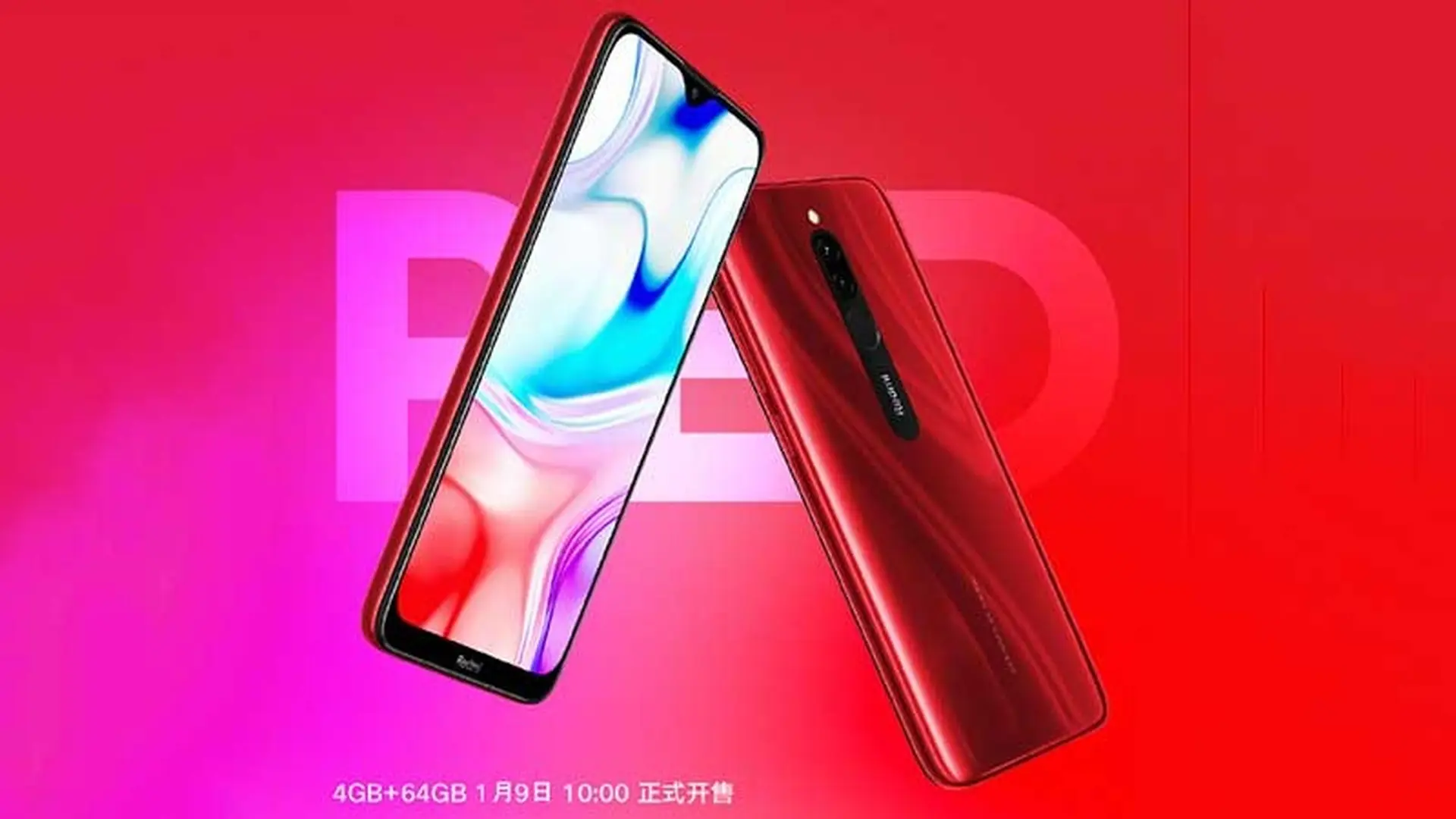 Redmi 8 sẽ có thêm phiên bản màu Phantom Red vào ngày mai