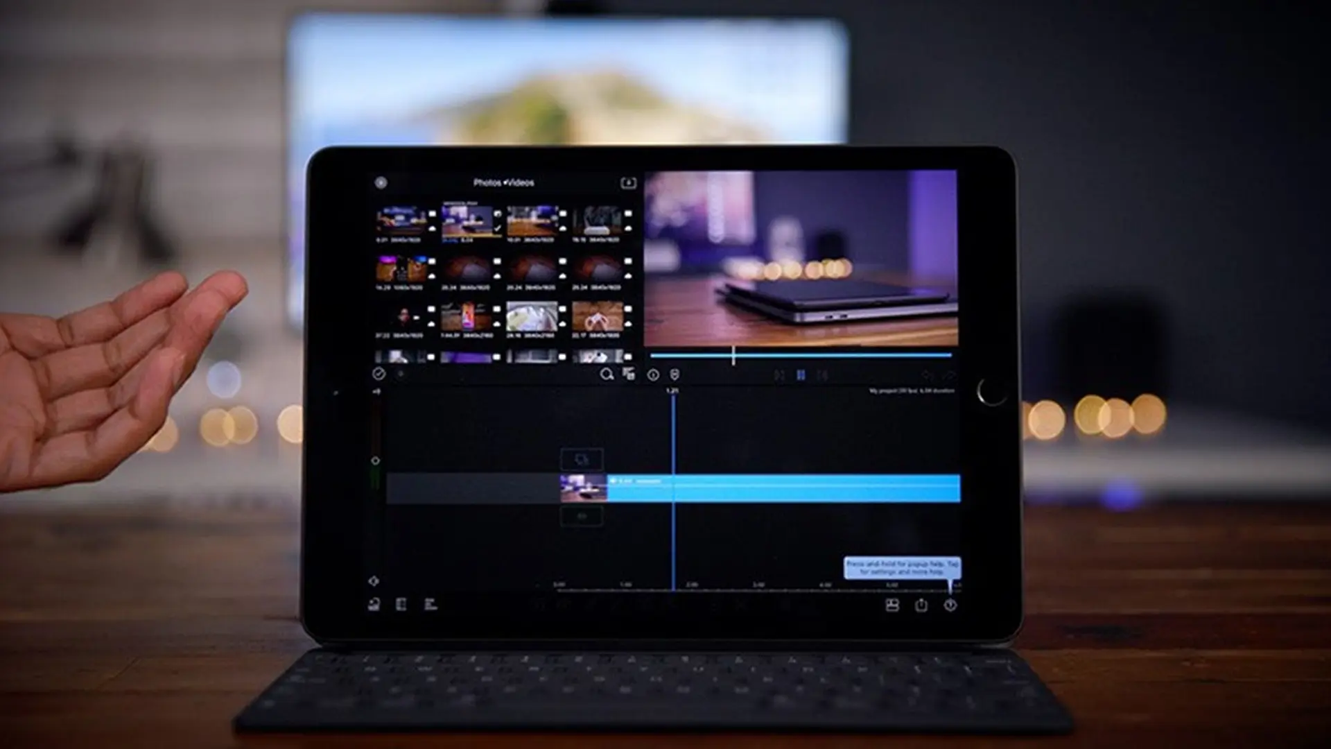 Cách chọn ổ cứng để chỉnh sửa video trên iPad