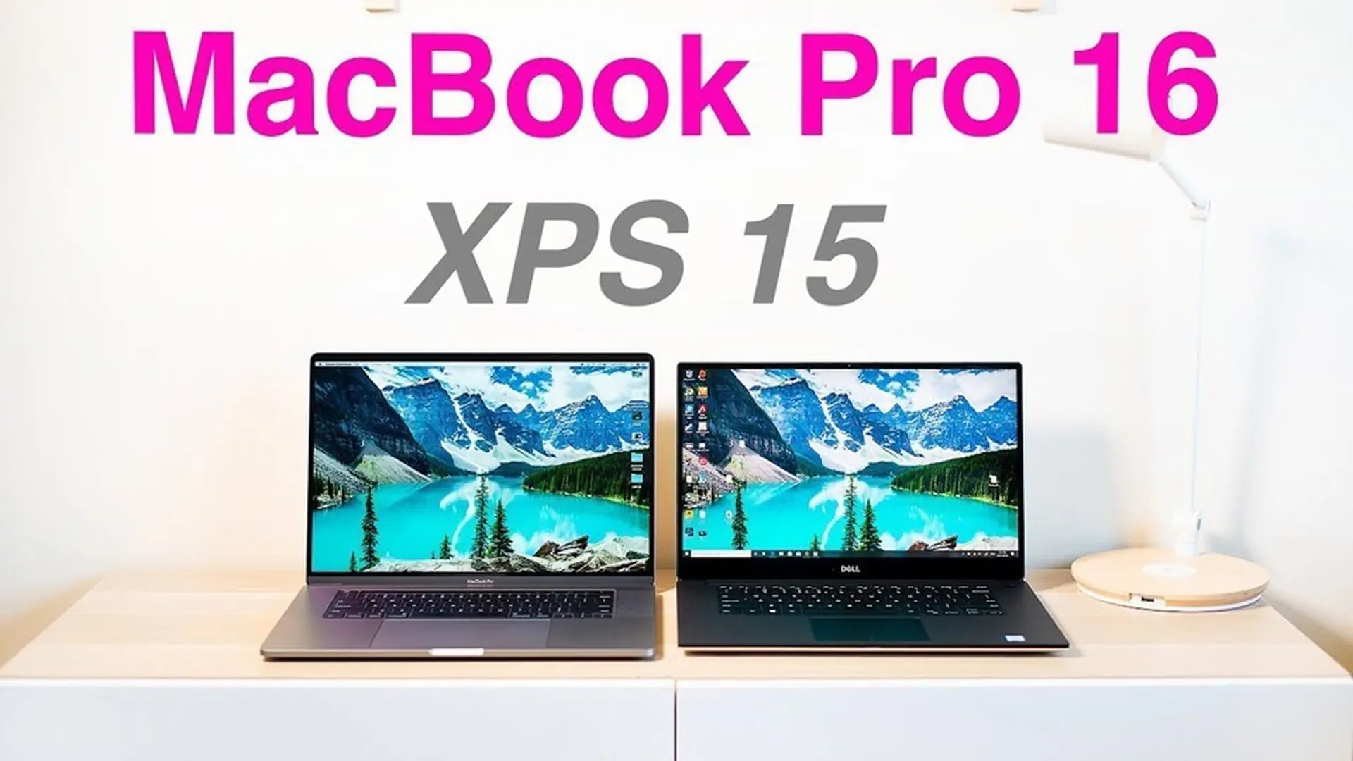 So sánh cấu hình Dell XPS 15 7590 và MacBook Pro 16 inch
