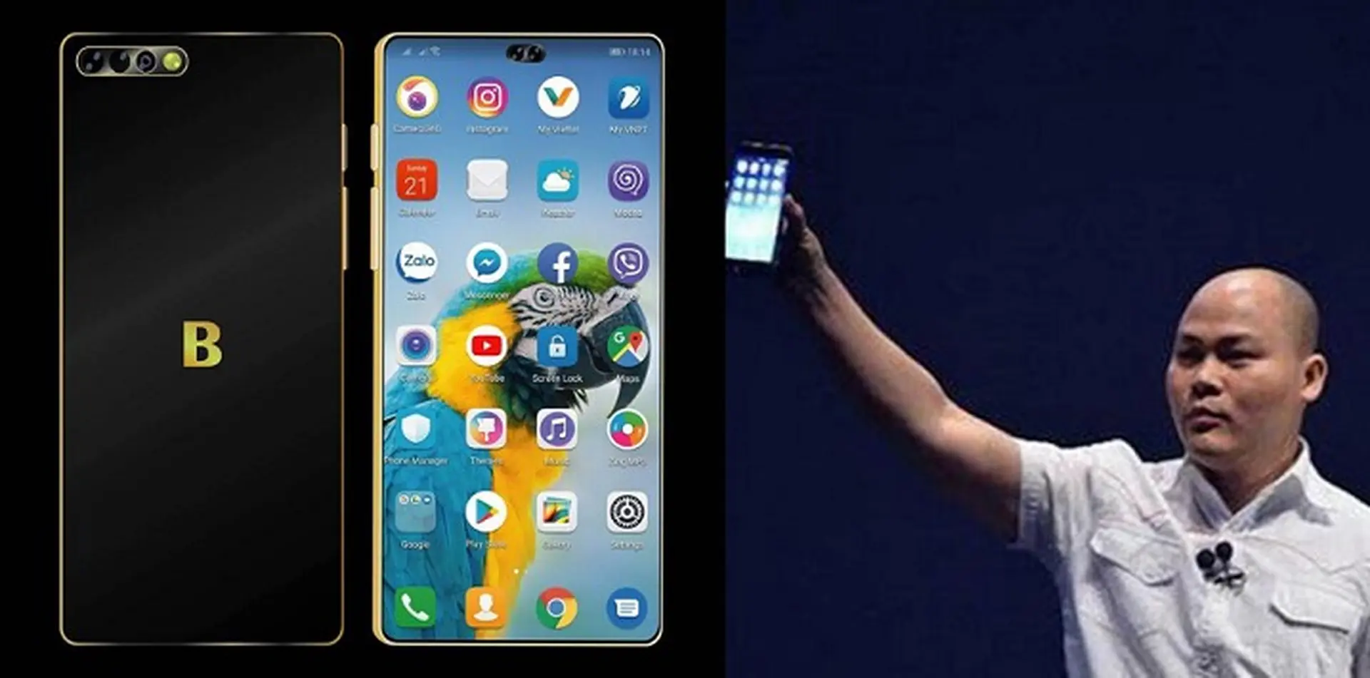 Bphone 4 sẽ trình làng vào tháng 3 tới nhưng vì virus Corona cho nên phải livestream