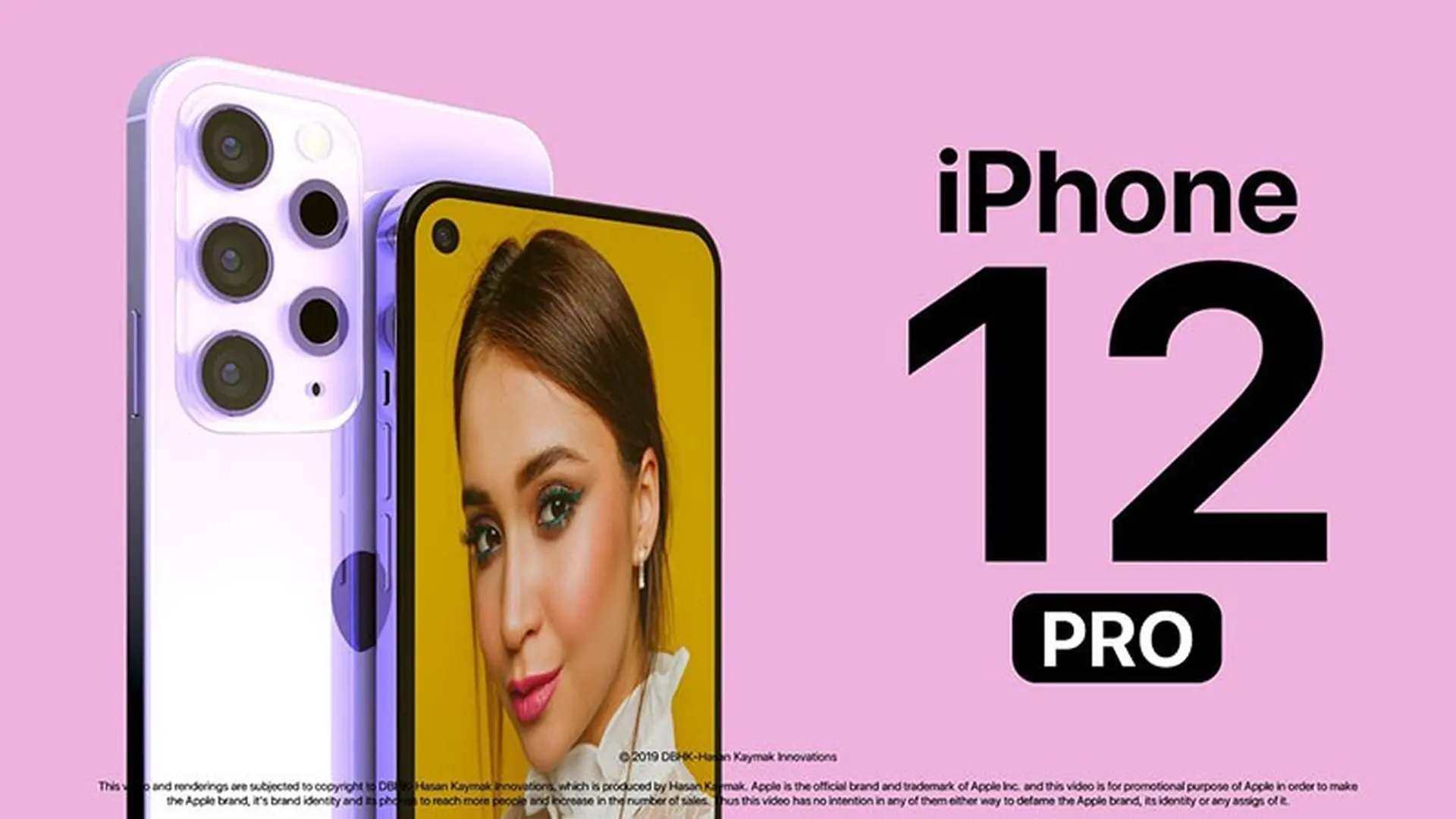 Concept iPhone 12 Pro Max có màn hình “đục lỗ”, 5 camera sau