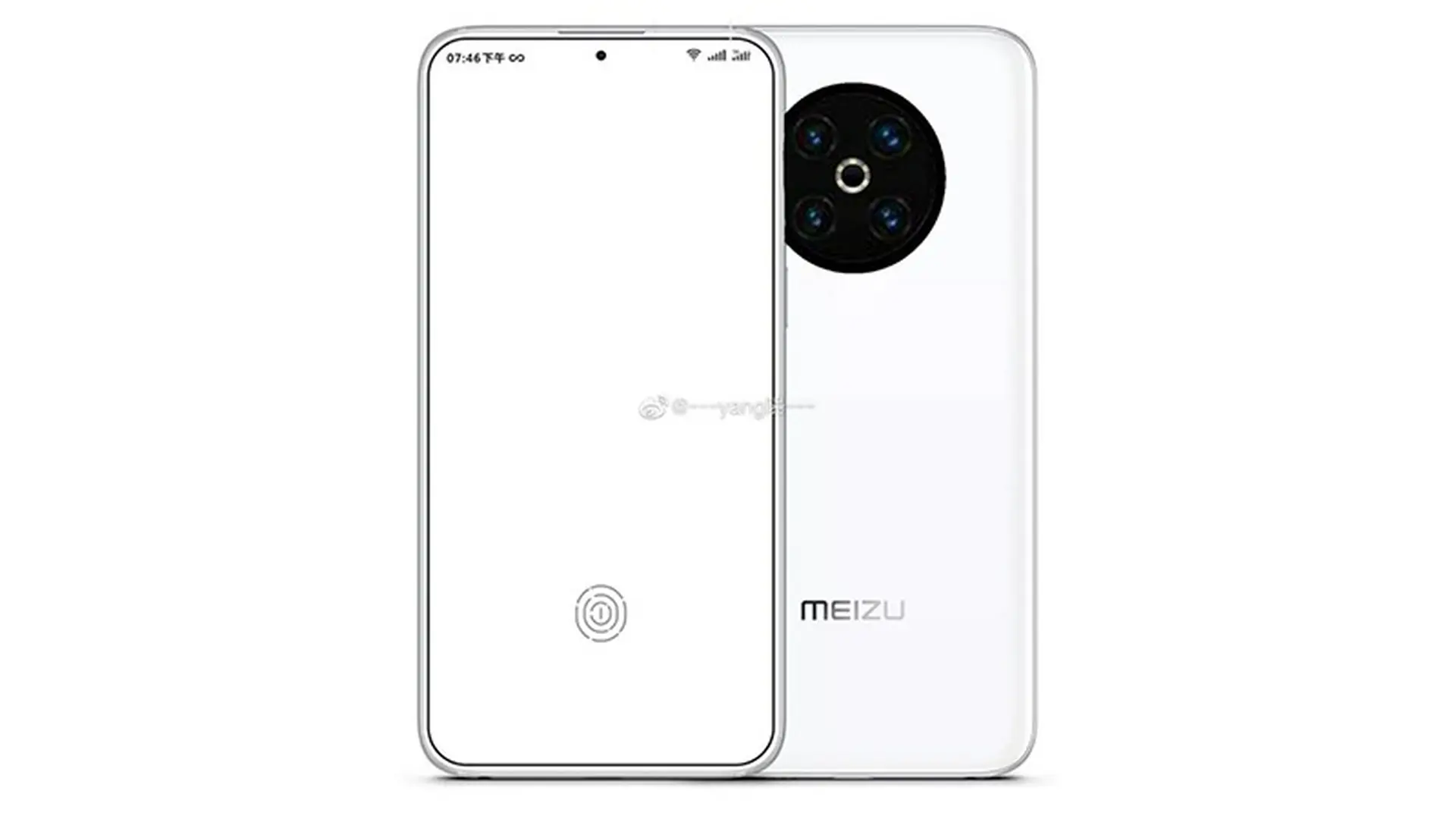 Meizu 17th có thể sở hữu màn hình "đục lỗ", 4 camera sau hình tròn