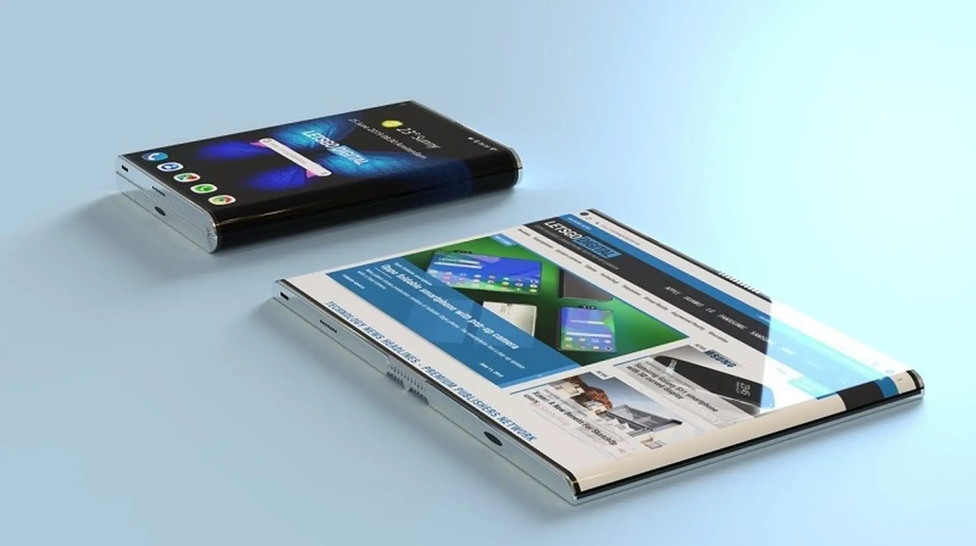 Smartphone màn hình gập thế hệ mới Galaxy Fold 2 đang được chế tạo