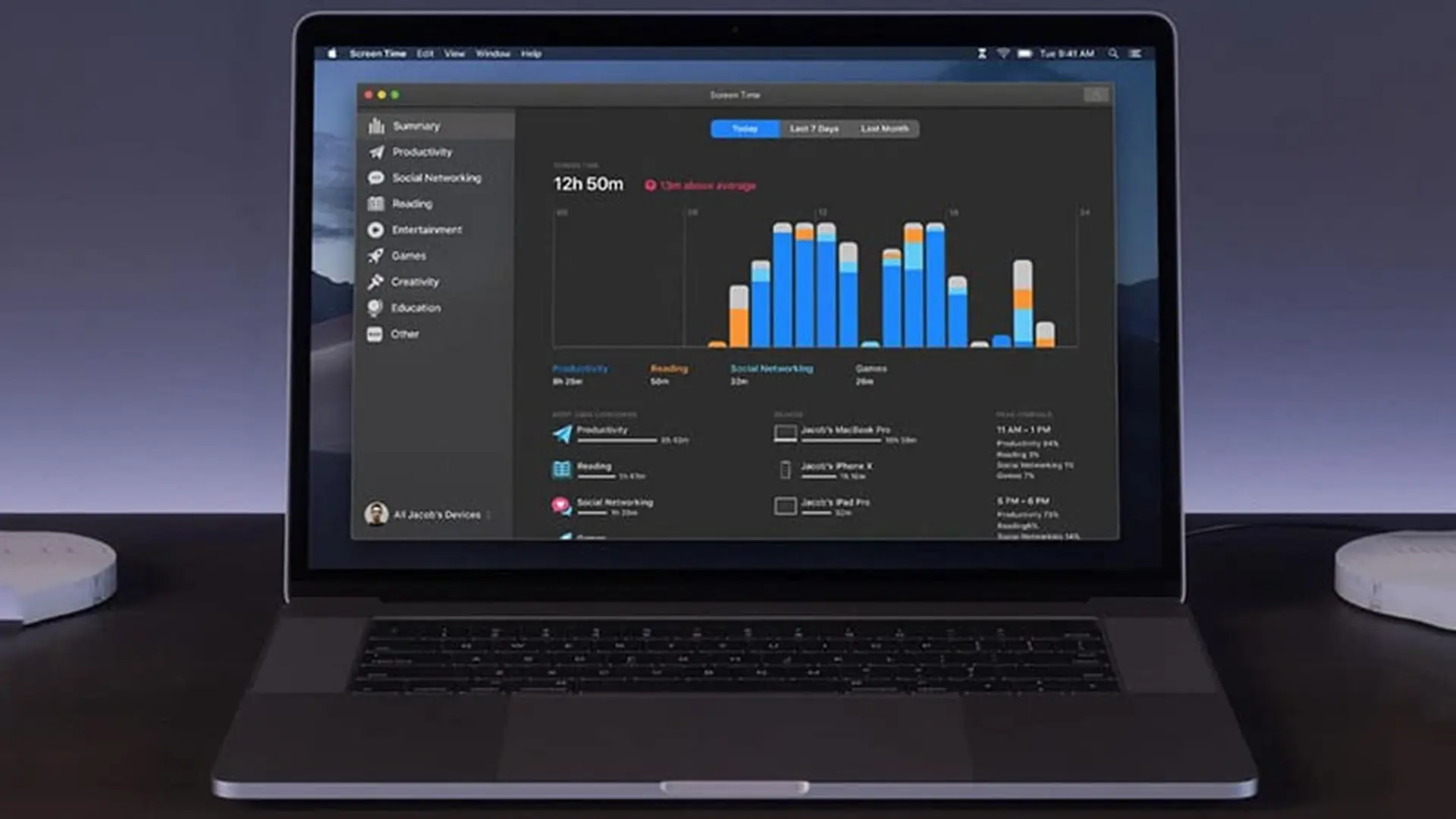 macOS Catalina 10.15.4 beta đã thêm tính năng giới hạn giao tiếp trong Screen Times