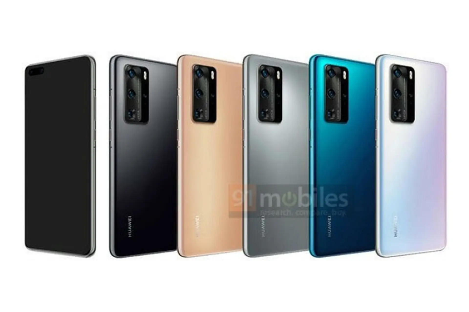 Camera Huawei P40 Pro có cảm biến RYYB mới, hỗ trợ zoom tốt hơn