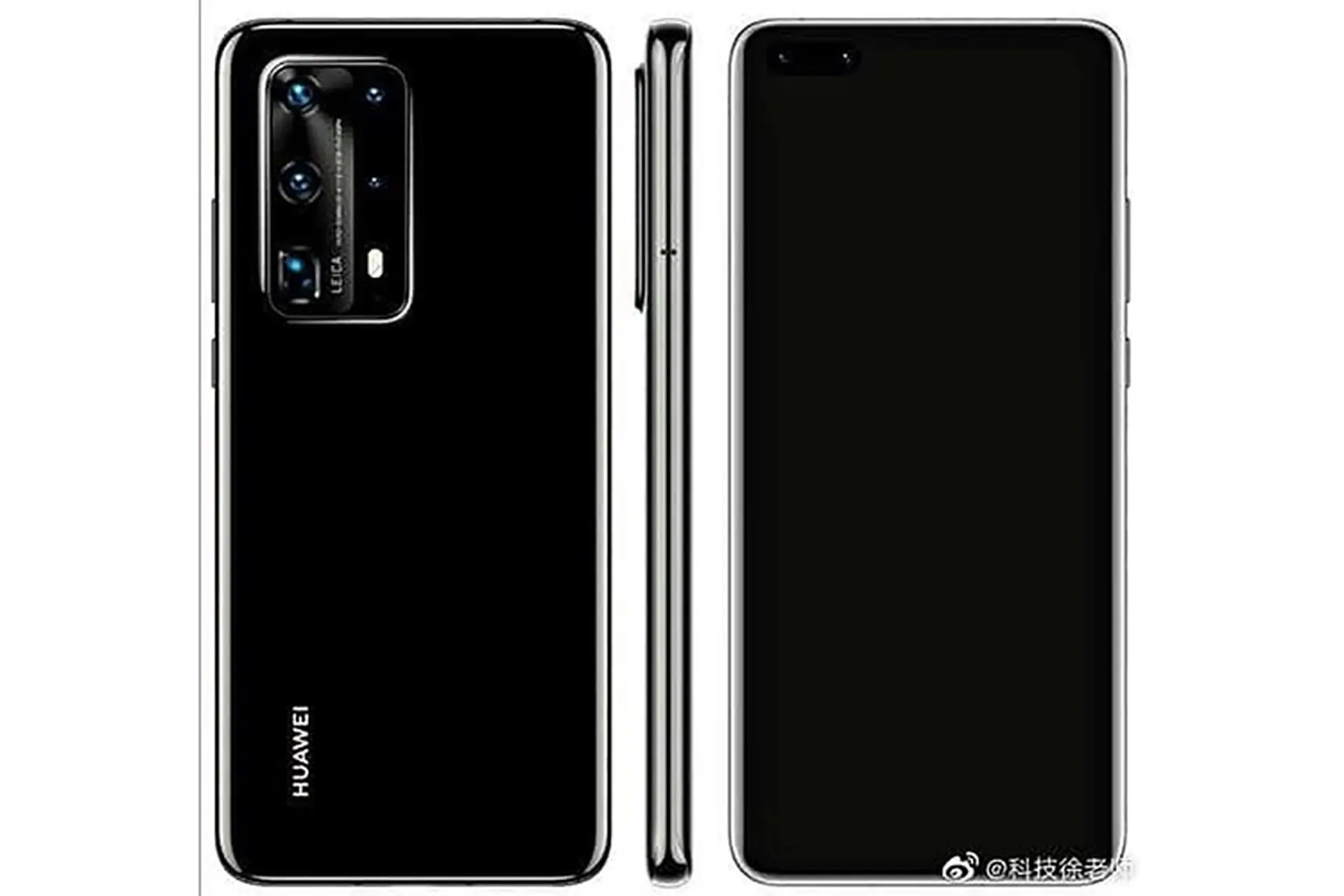 Huawei P40 Pro lộ diện phiên bản mặt lưng gốm đen đẹp mắt