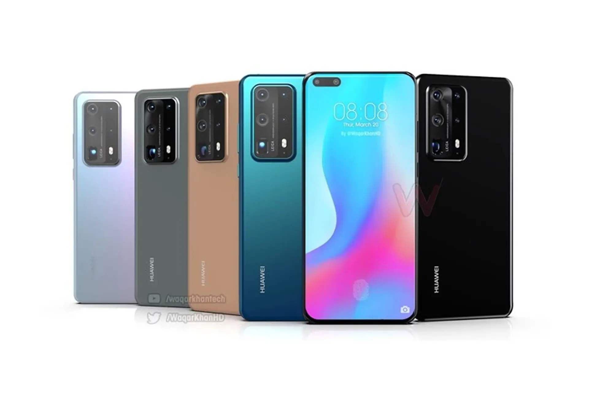 Tải về hình nền chính thức của Huawei P40 series về máy