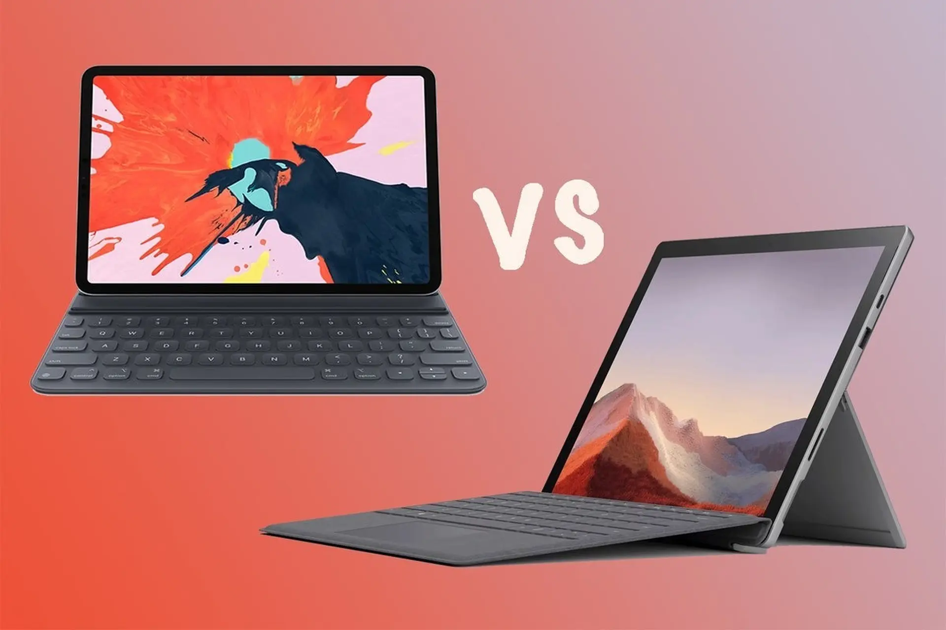 So sánh Apple iPad Pro 2020 và Microsoft Surface Pro 7: Tính năng, giá bán và thời lượng pin