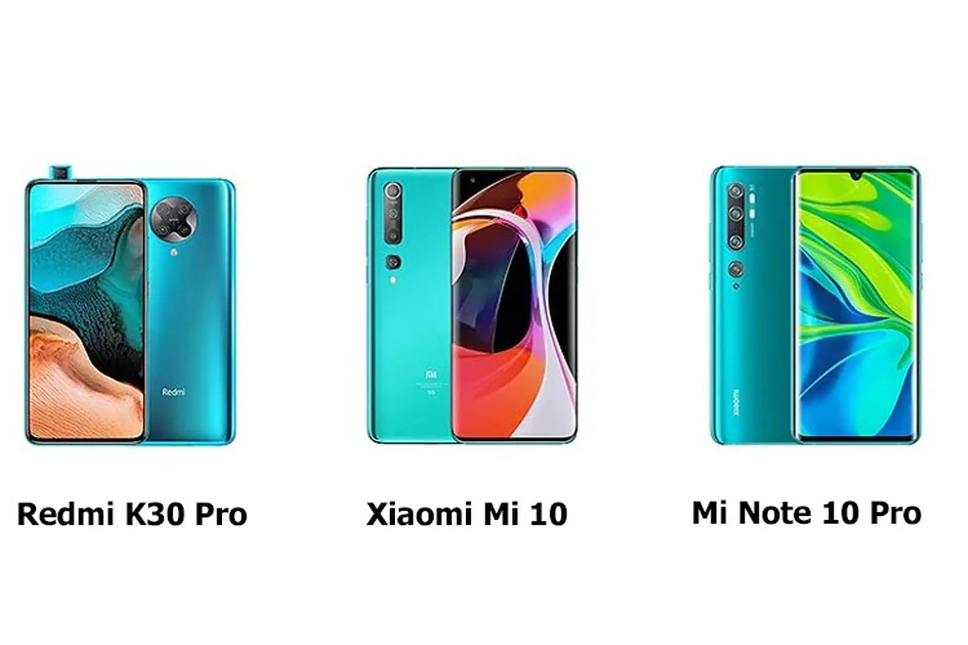 So sánh Redmi K30 Pro, Mi 10 và Mi Note 10 Pro: Đâu là sự chọn lựa hợp lý?