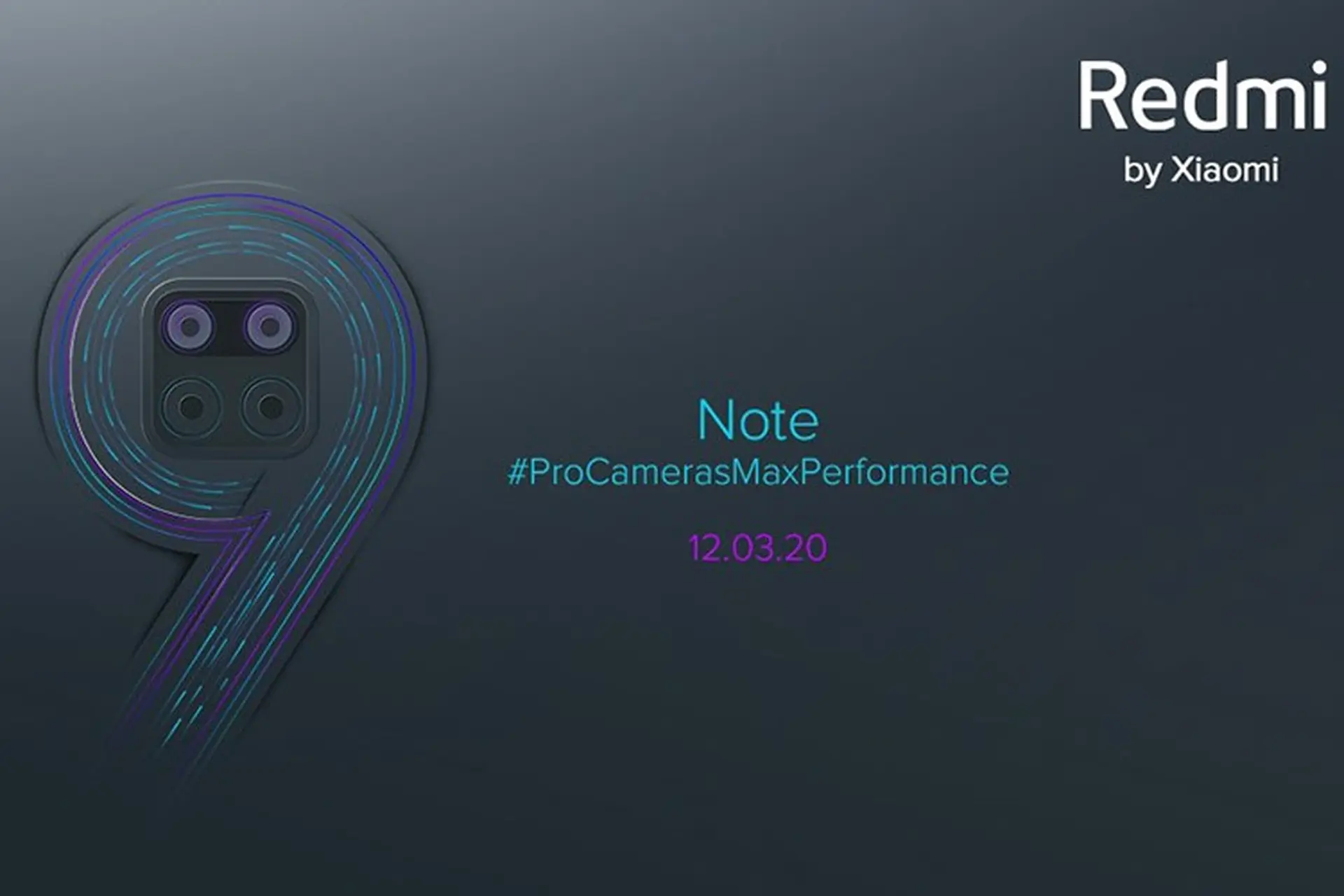 Xiaomi Redmi Note 9 được “nhá hàng” trong teaser mới, xác nhận ra mắt ngày 12/3