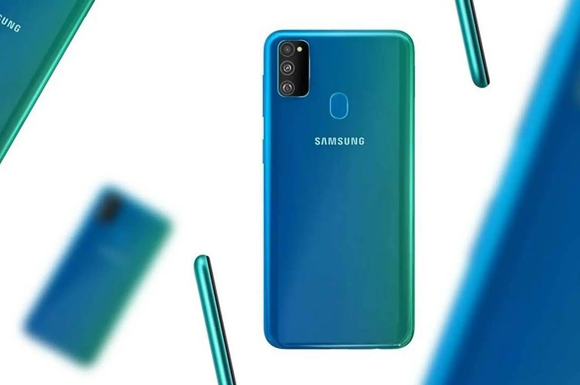 Galaxy M21 giá rẻ nhưng đi kèm với pin 6.000 mAh, 3 camera 48MP giống như Galaxy M30s