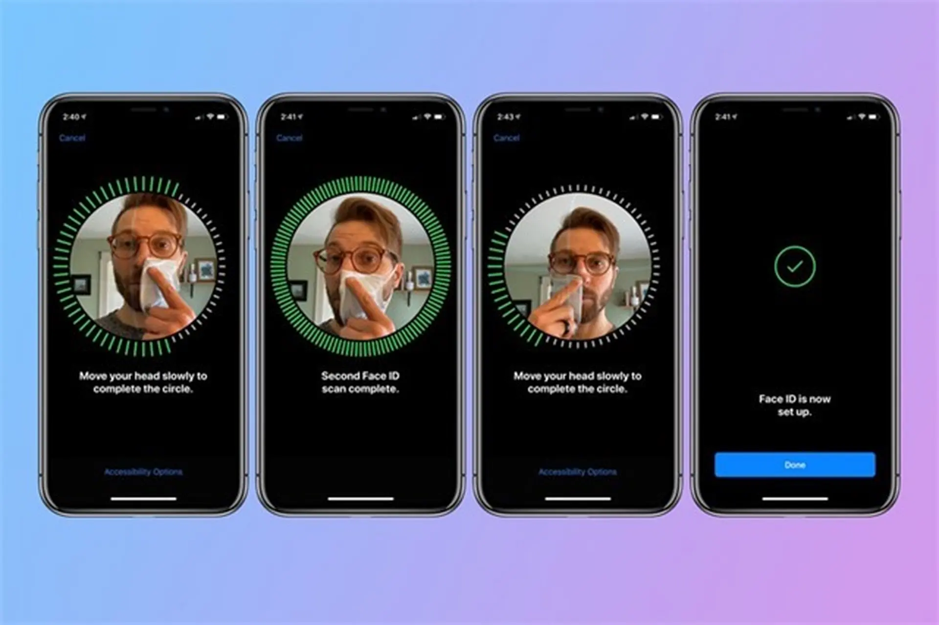 Cách cải thiện khả năng nhận diệnFace ID khi đeo khẩu trang