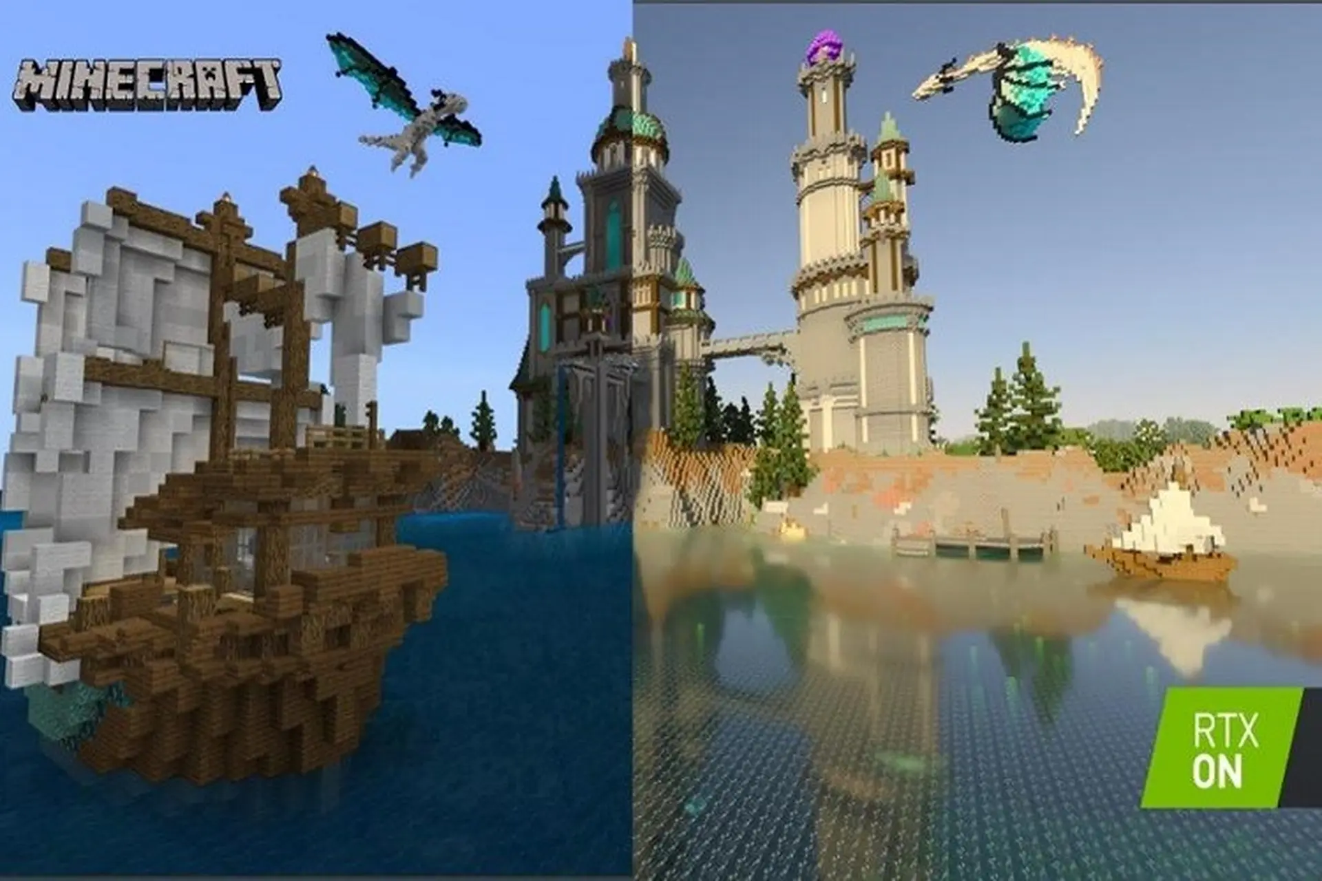 Game Minecraft khi kết hợp với công nghệ Ray Tracing sẽ lung linh hơn, ảo diệu hơn