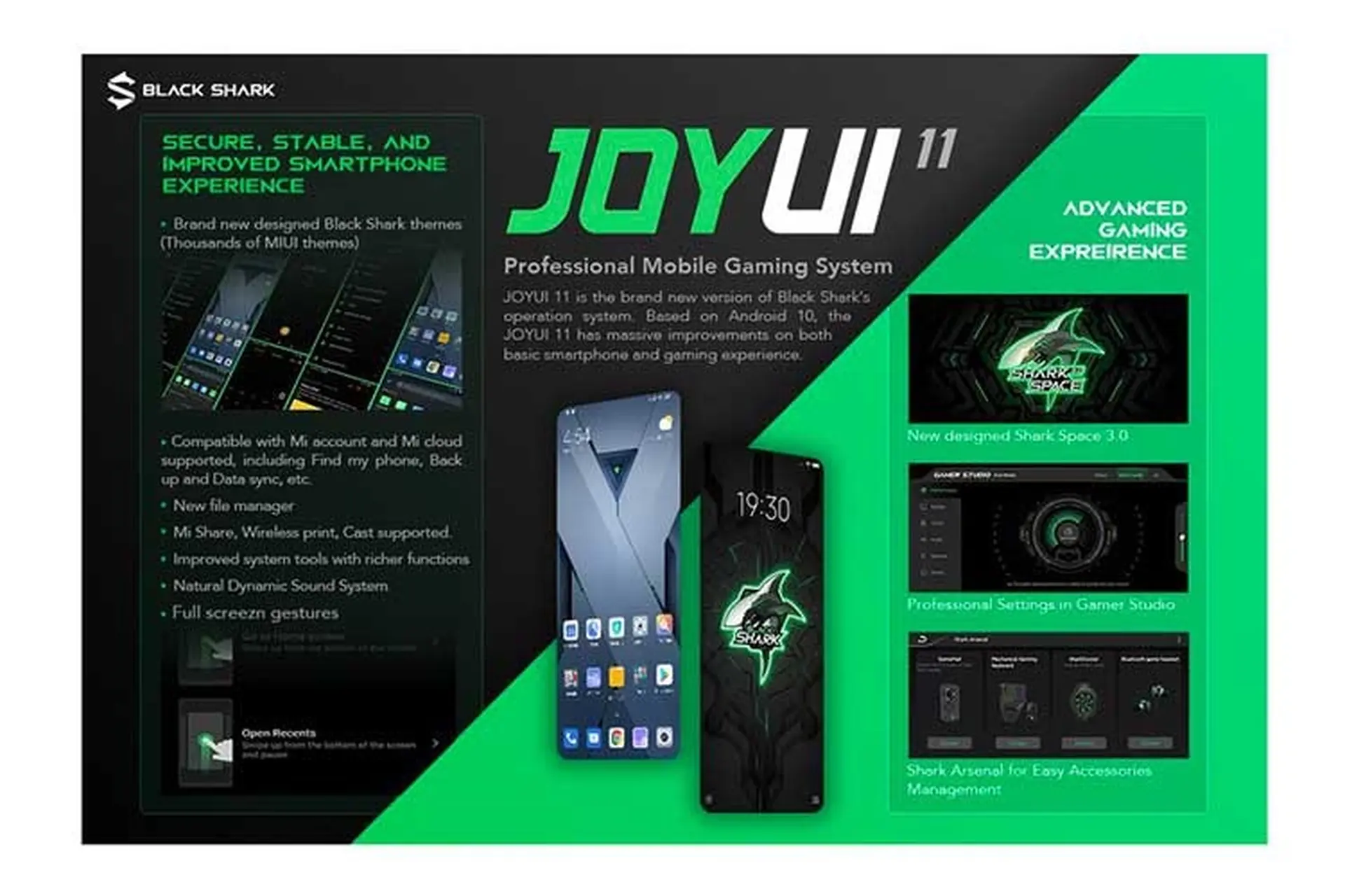 Xiaomi Black Shark 2 và Black Shark bắt đầu được cập nhật JOYUI 11 dựa trên Android 10