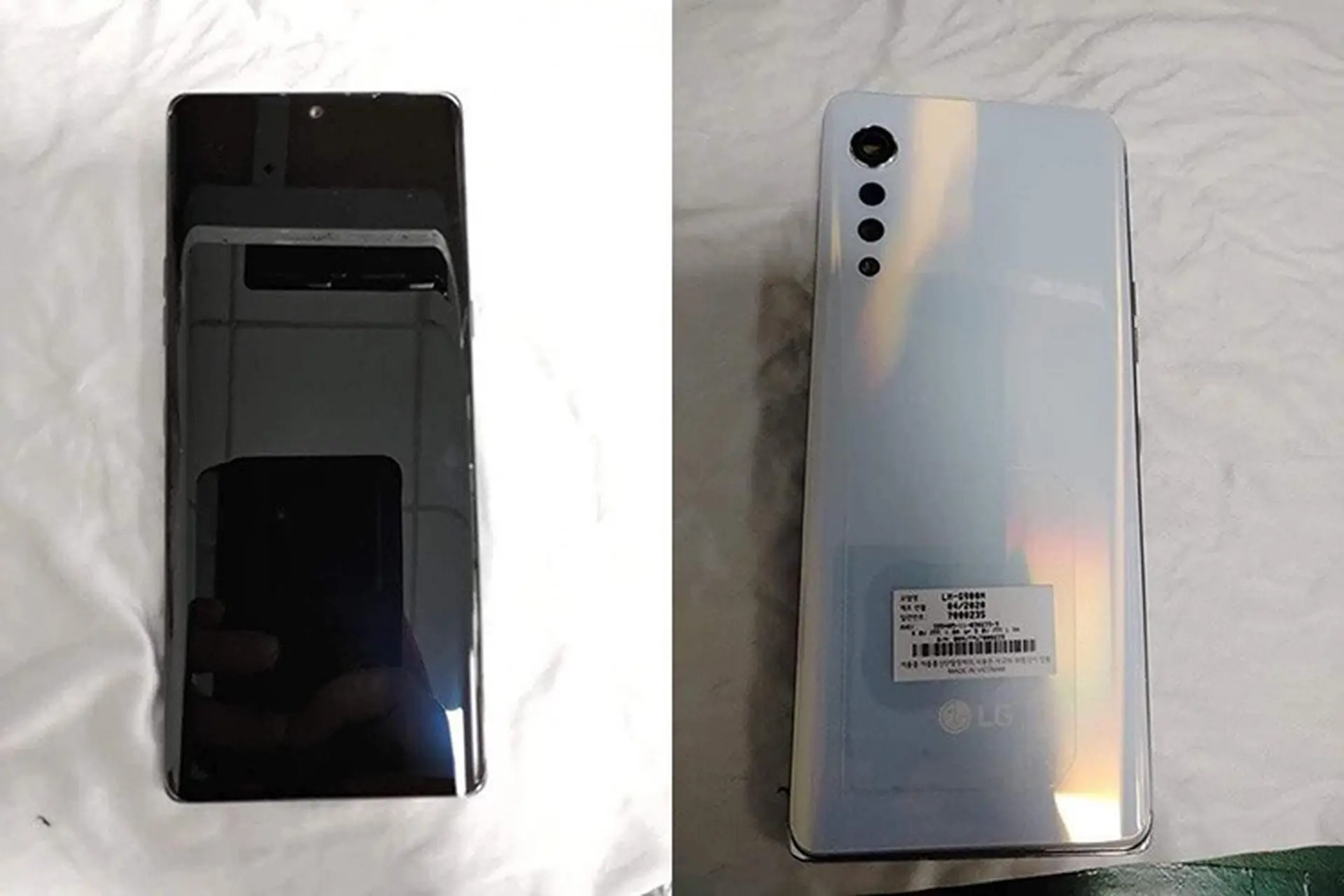 Thiết kế LG Velvet được xác nhận qua các hình ảnh thực tế mới bị rò rỉ