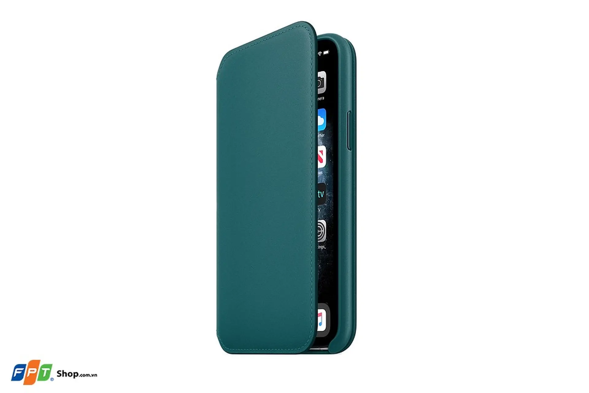 Bao da iPhone 11 Pro Leather Folio Peacock