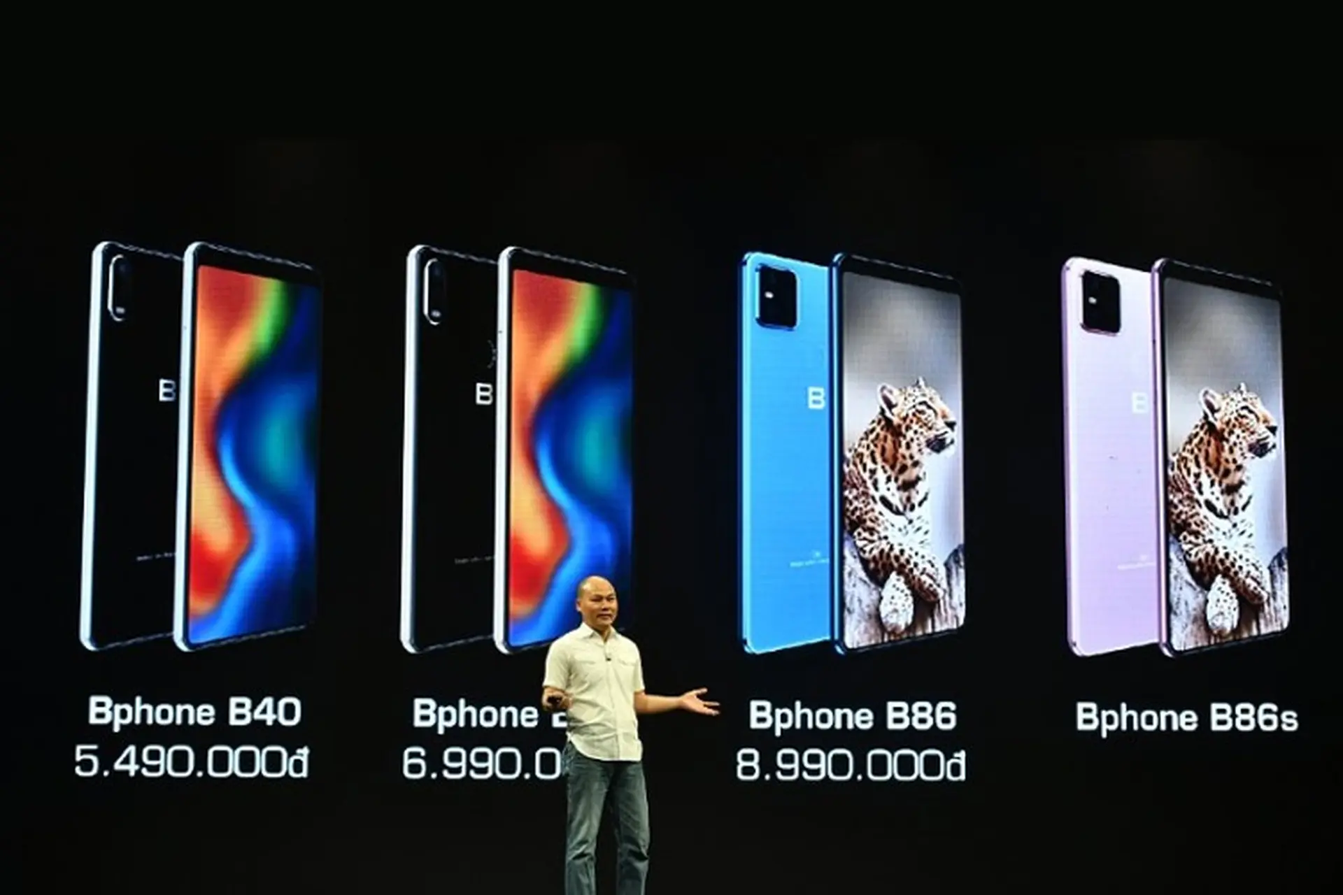 Bphone B86/B40/B60/B86s ra mắt: eSIM, không phím cứng, giá từ 5.490.000 đồng