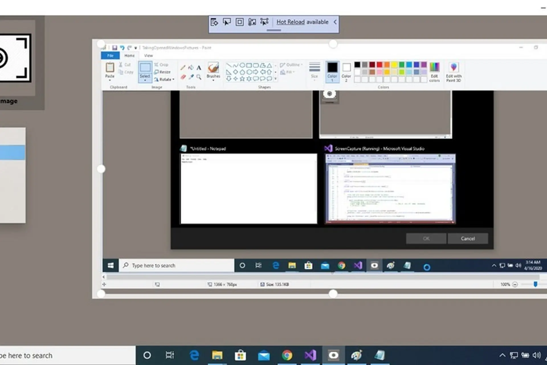 Chụp nhanh cửa sổ desktop với ScreenShotPro