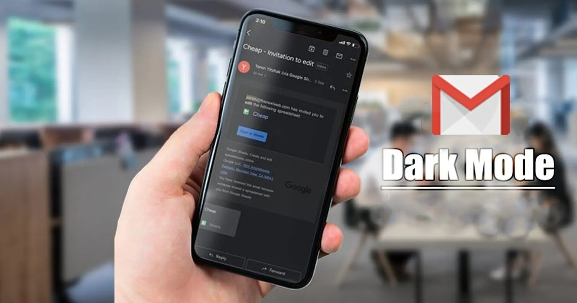Sau tất cả, Google đã cập nhật Gmail với chế độ tối cho thiết bị iOS